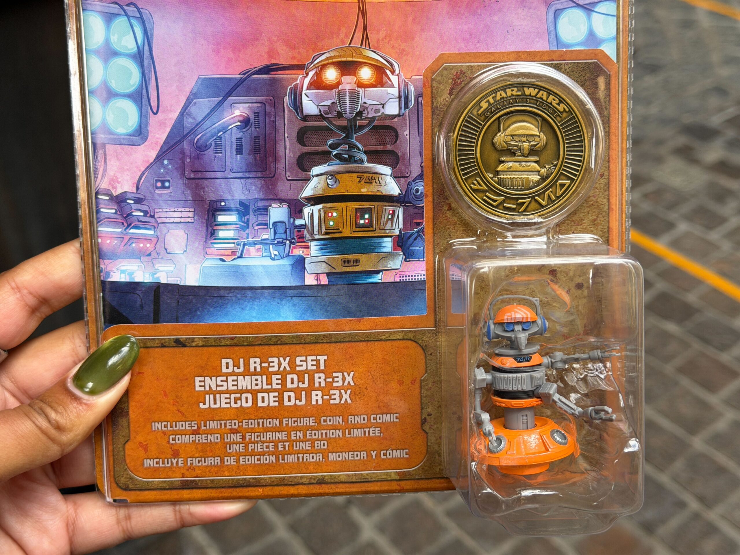 DJ R-3X Action Figure, Comic Book and Coin Set - $34.99
