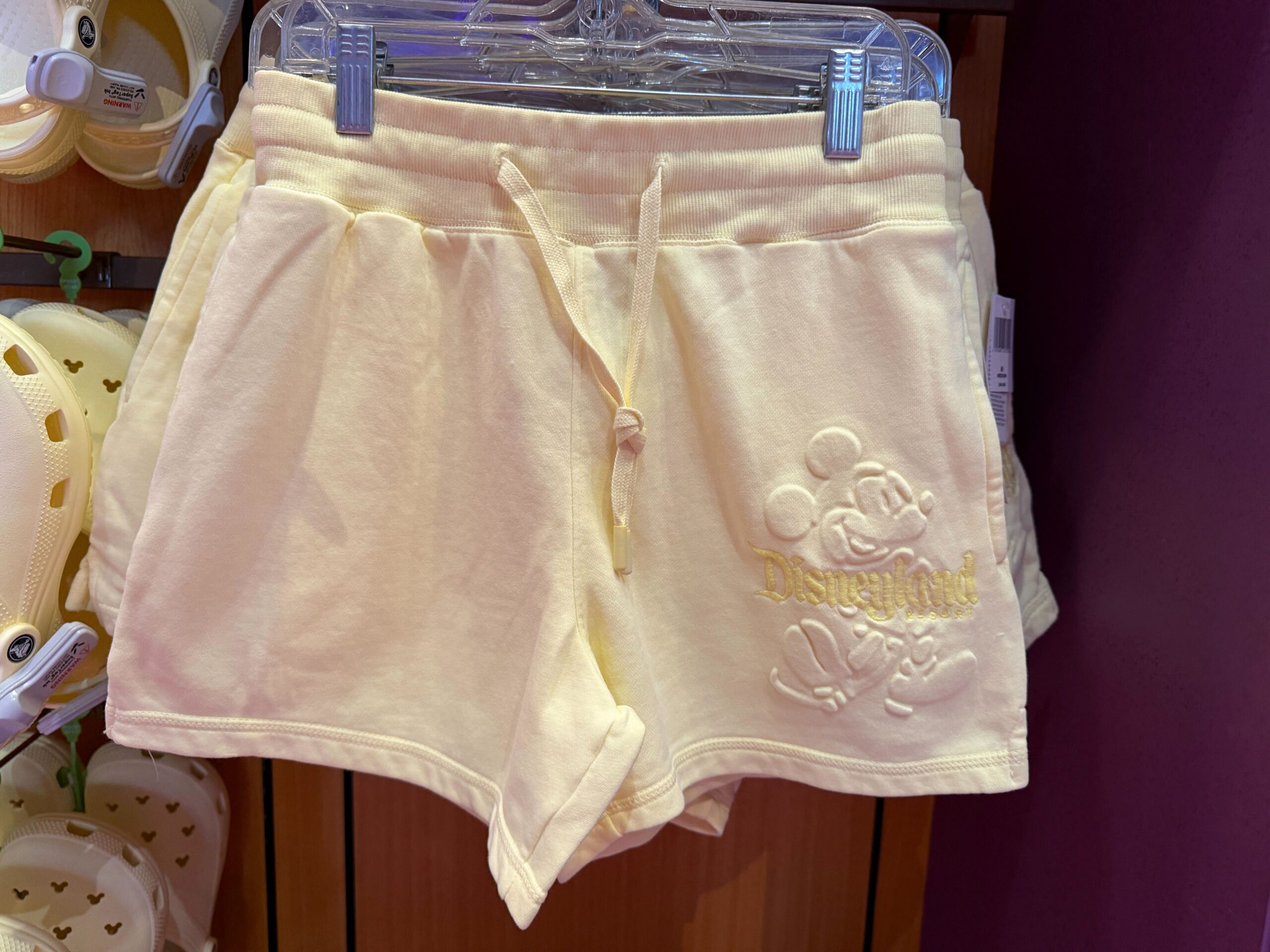 Butter Yellow Sweatshirt, Shorts, and Ear Headband Arrive at Disneyland ...