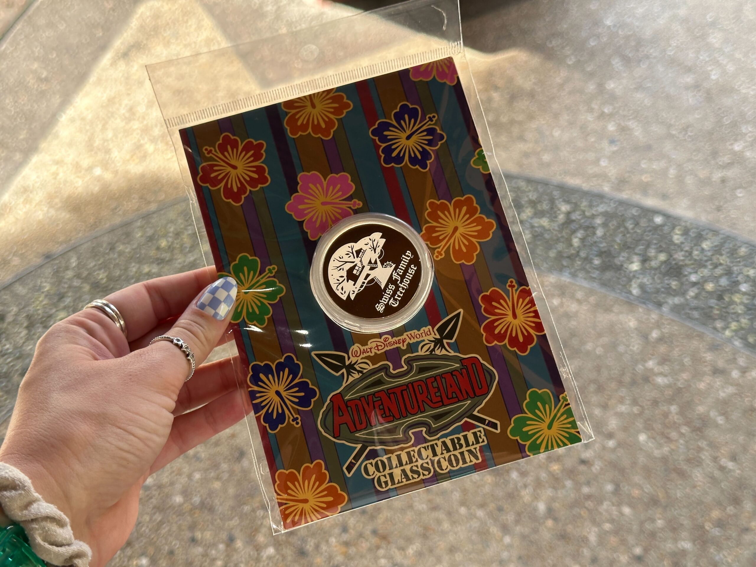 Swiss Family Treehouse Collectible Glass Coin - $29
