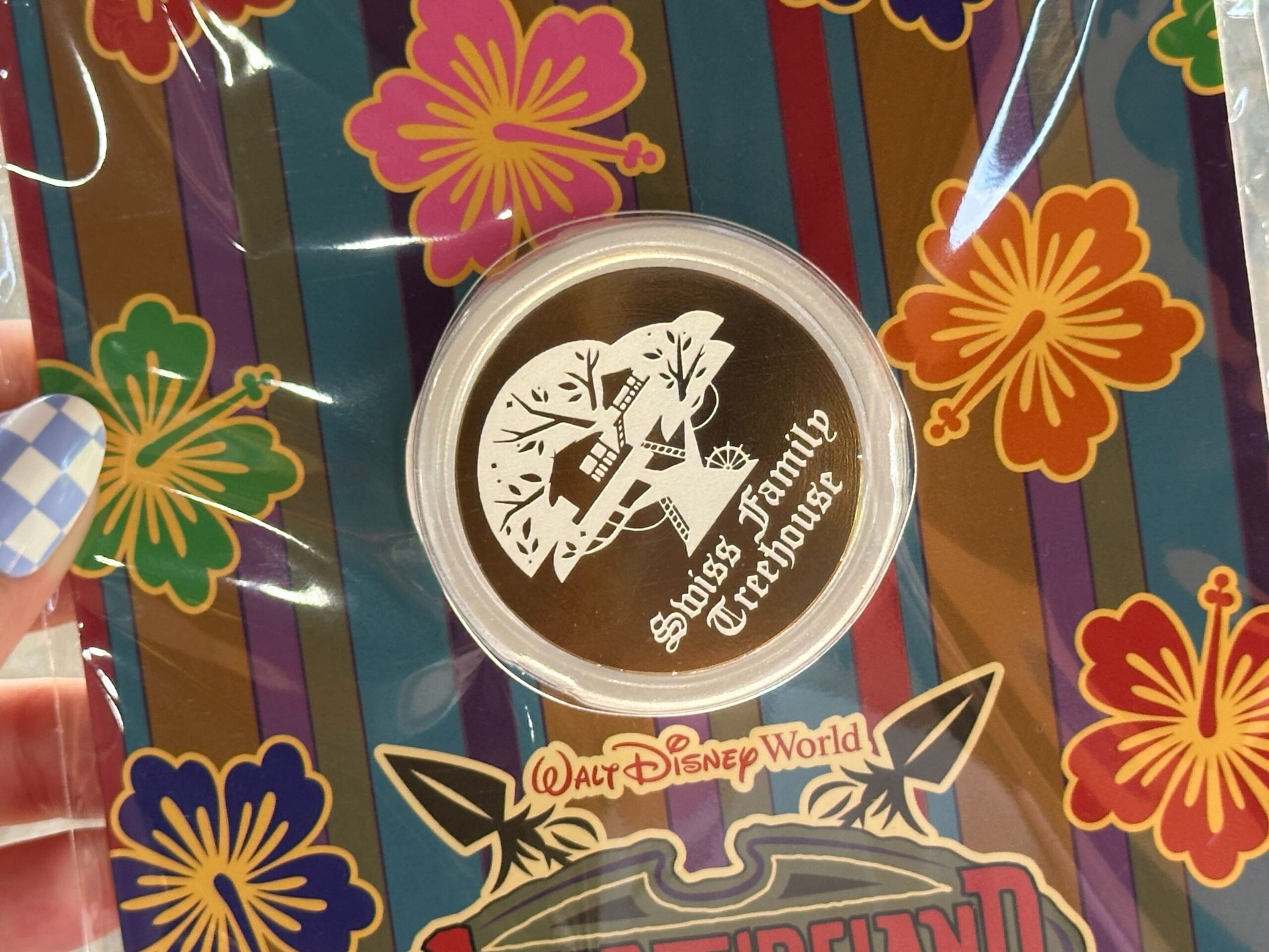 Swiss Family Treehouse Collectible Glass Coin - $29