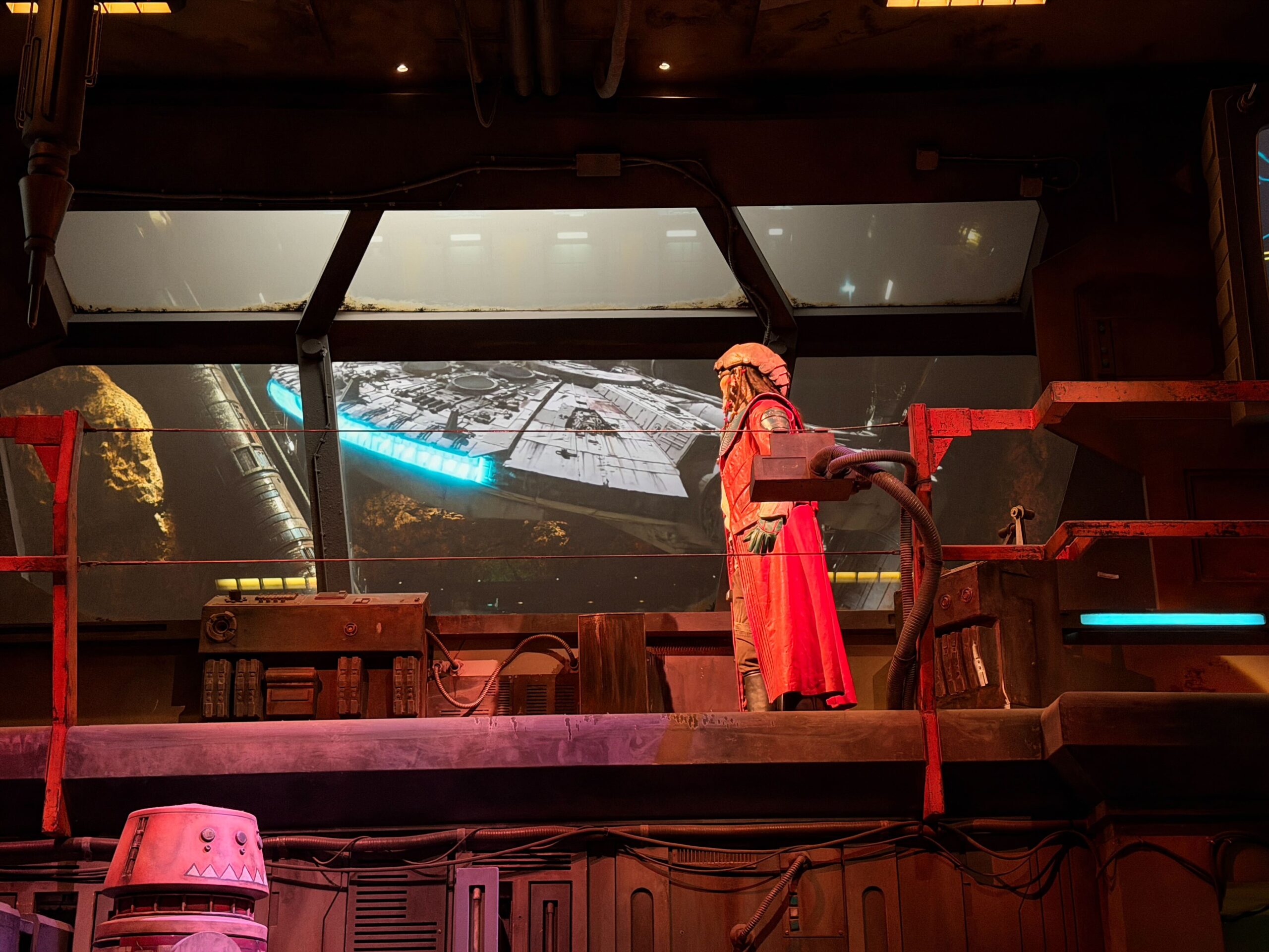 Updated Hondo Ohnaka Preshow for Millennium Falcon: Smugglers Run in Star Wars: Galaxy's Edge at Disneyland