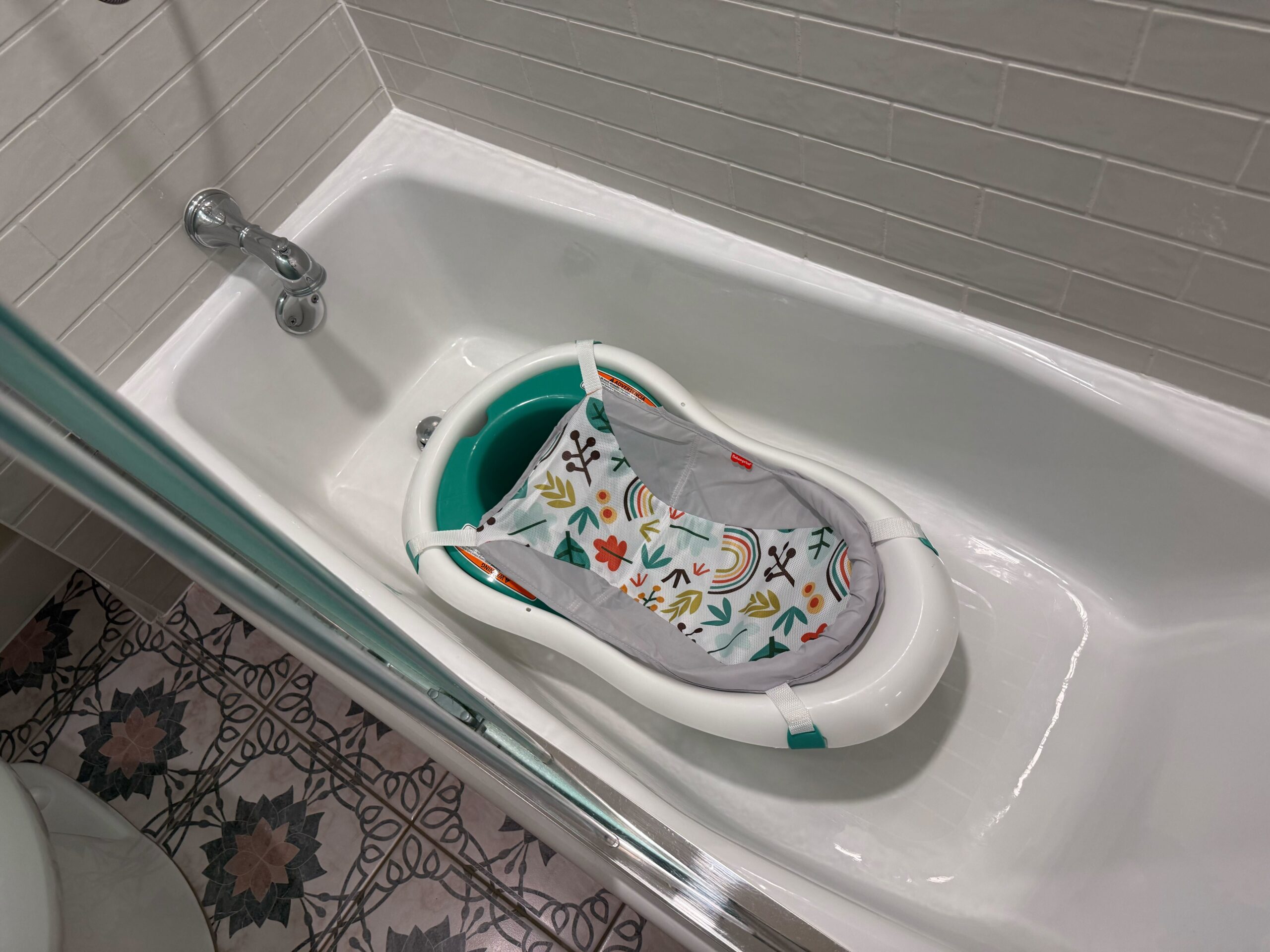 Infant bathtub in Disney World resort room