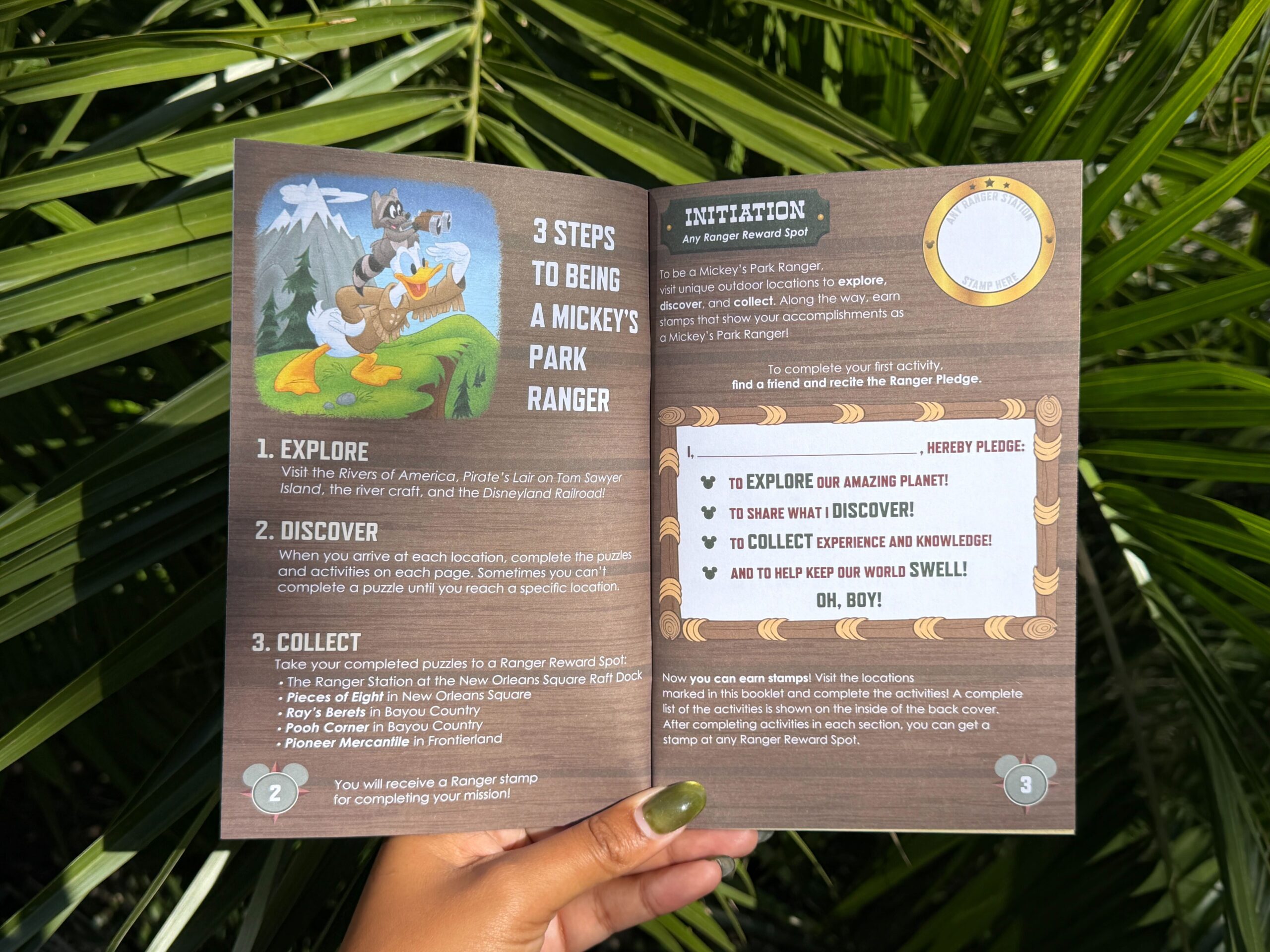 Disneyland Resort is offering a new complimentary “Mickey’s Park Rangers” activity book