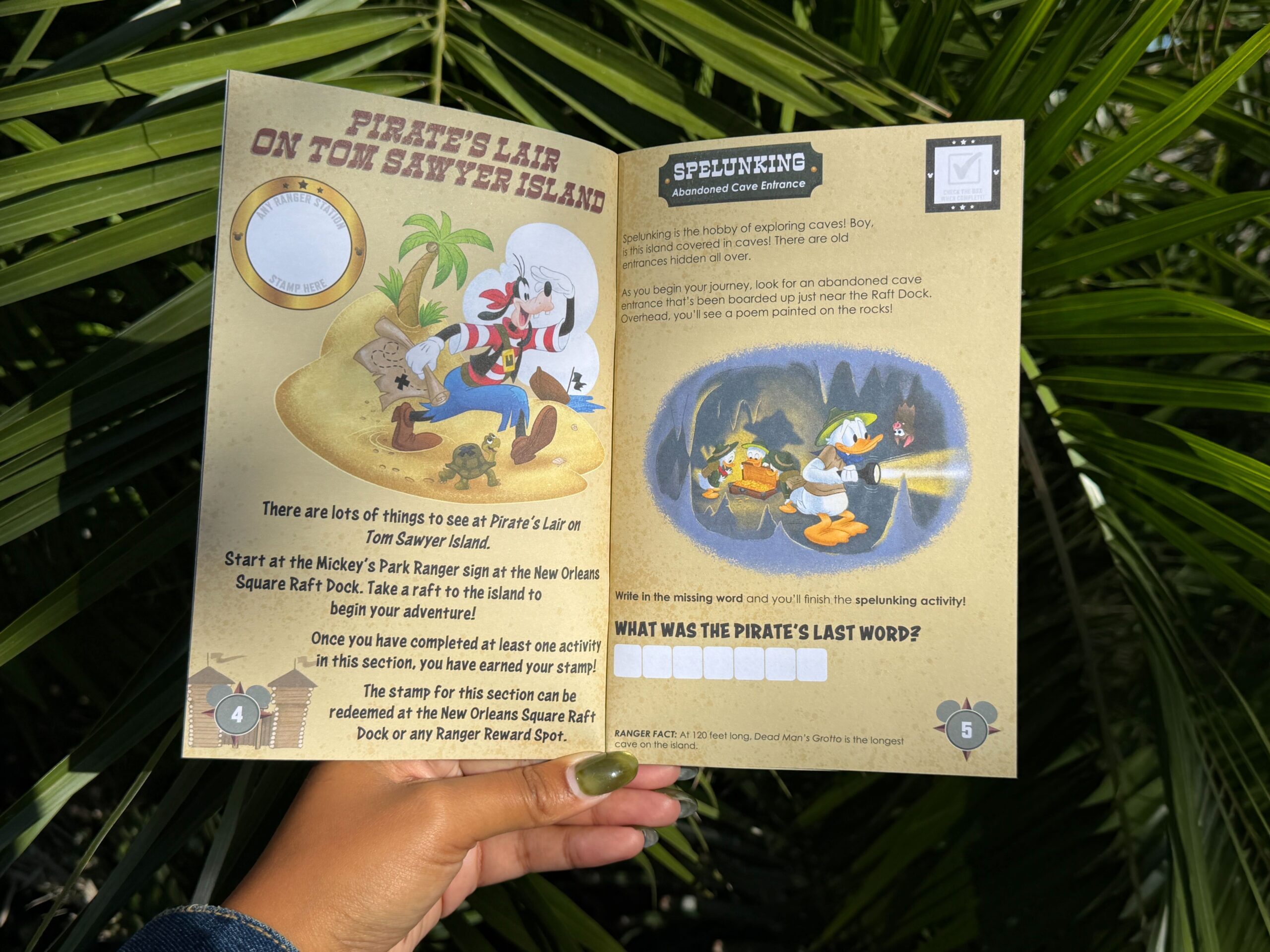 Disneyland Resort is offering a new complimentary “Mickey’s Park Rangers” activity book