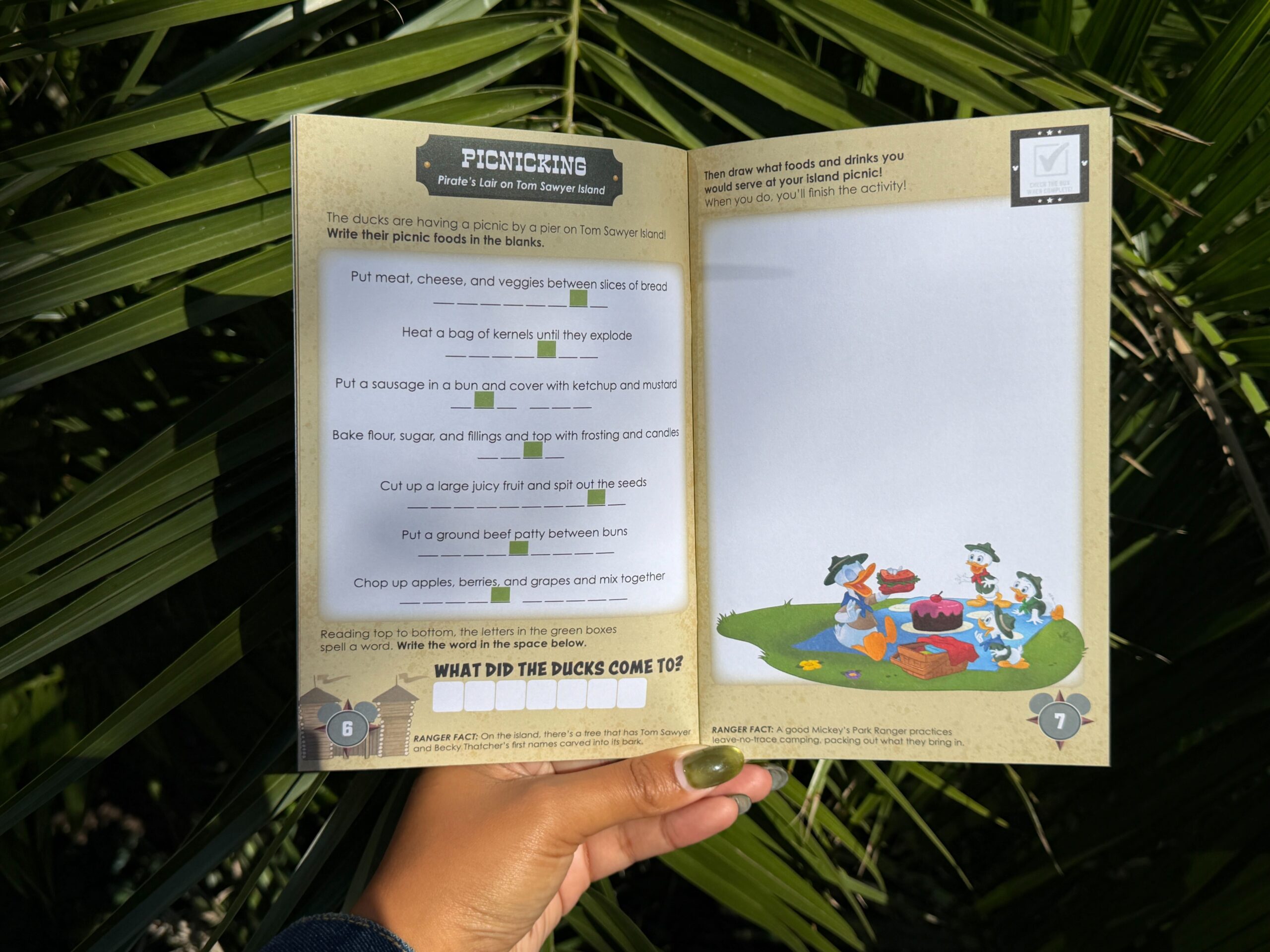 Disneyland Resort is offering a new complimentary “Mickey’s Park Rangers” activity book