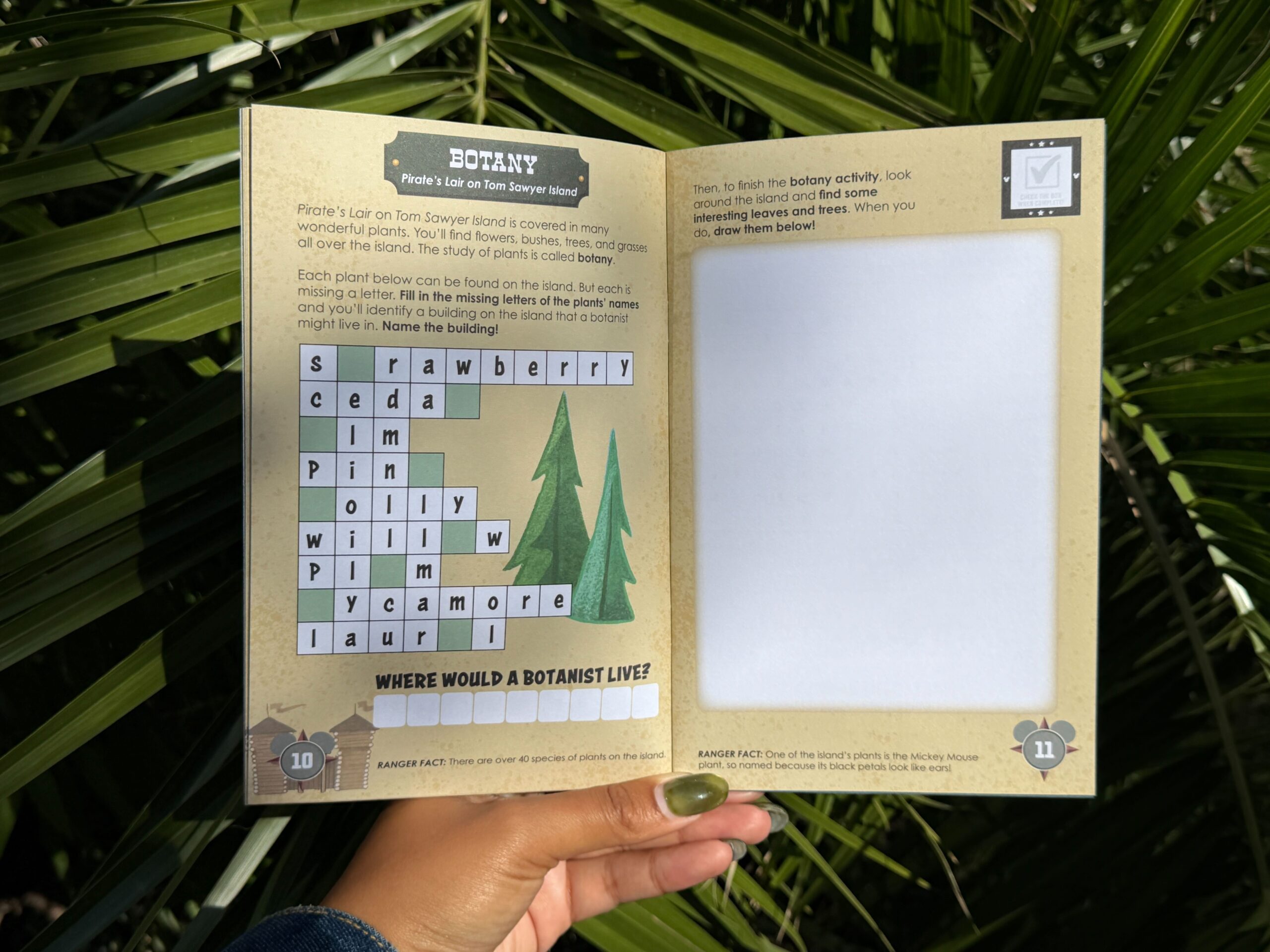 Disneyland Resort is offering a new complimentary “Mickey’s Park Rangers” activity book