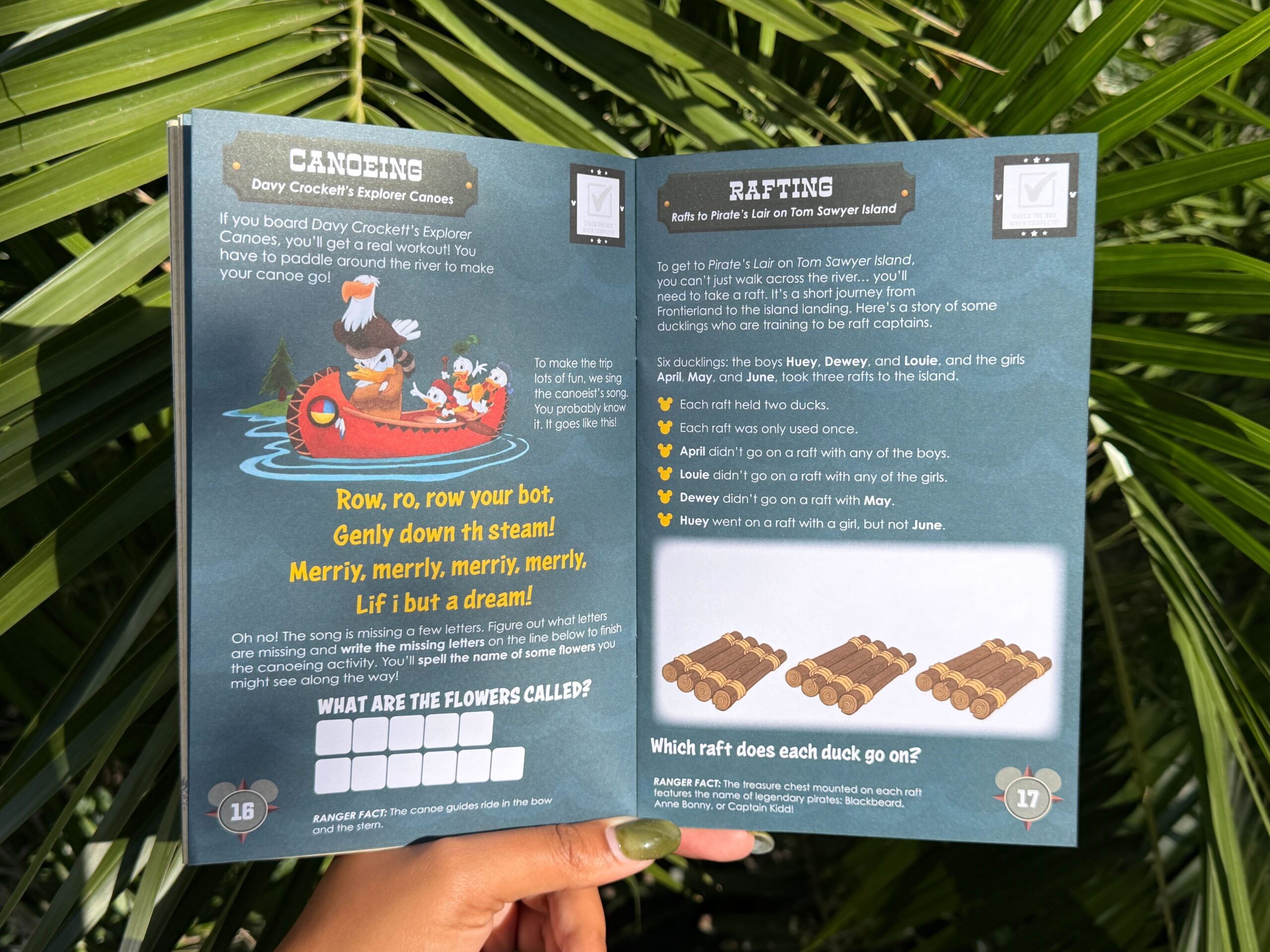 Disneyland Resort is offering a new complimentary “Mickey’s Park Rangers” activity book