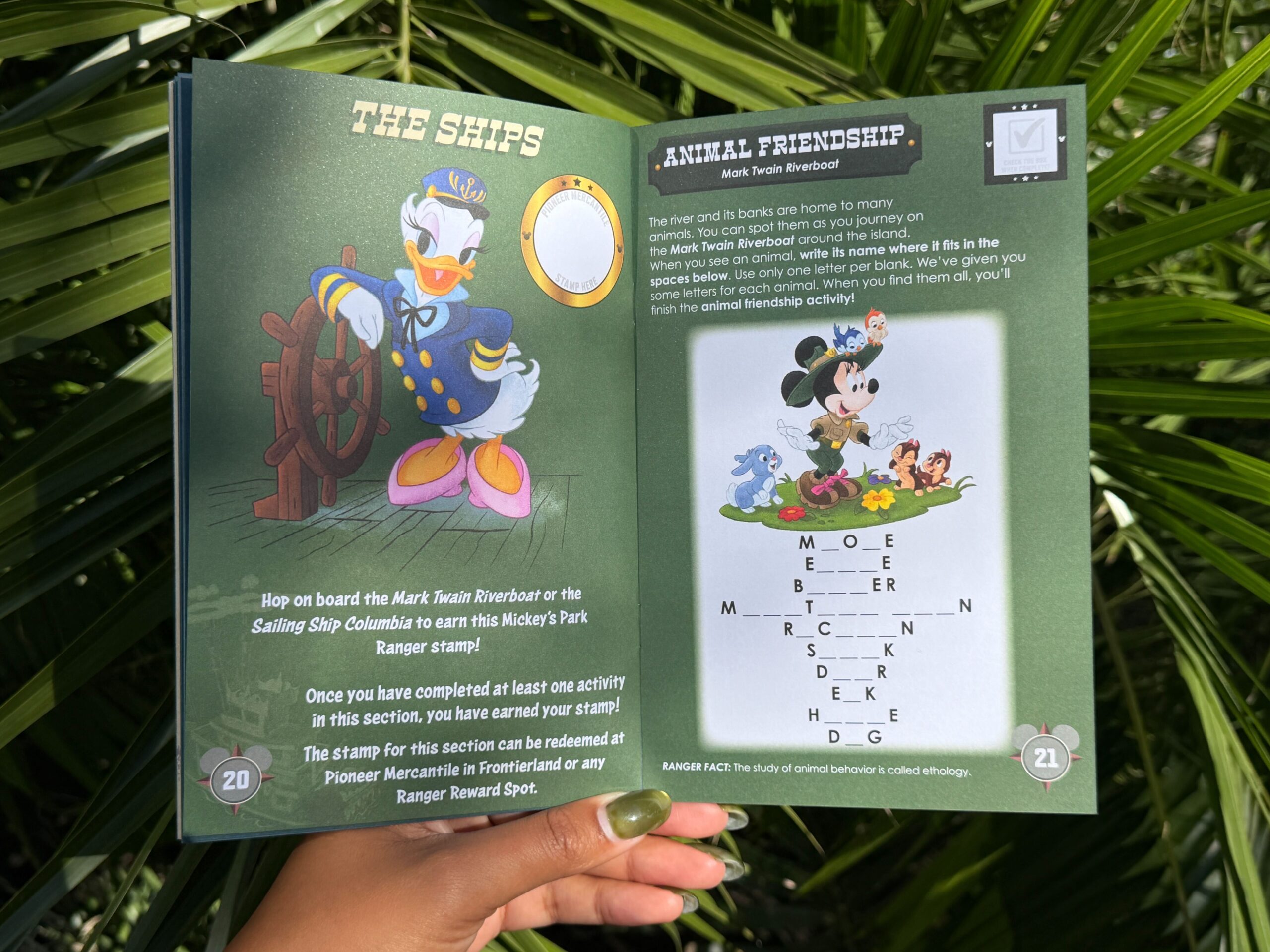 Disneyland Resort is offering a new complimentary “Mickey’s Park Rangers” activity book