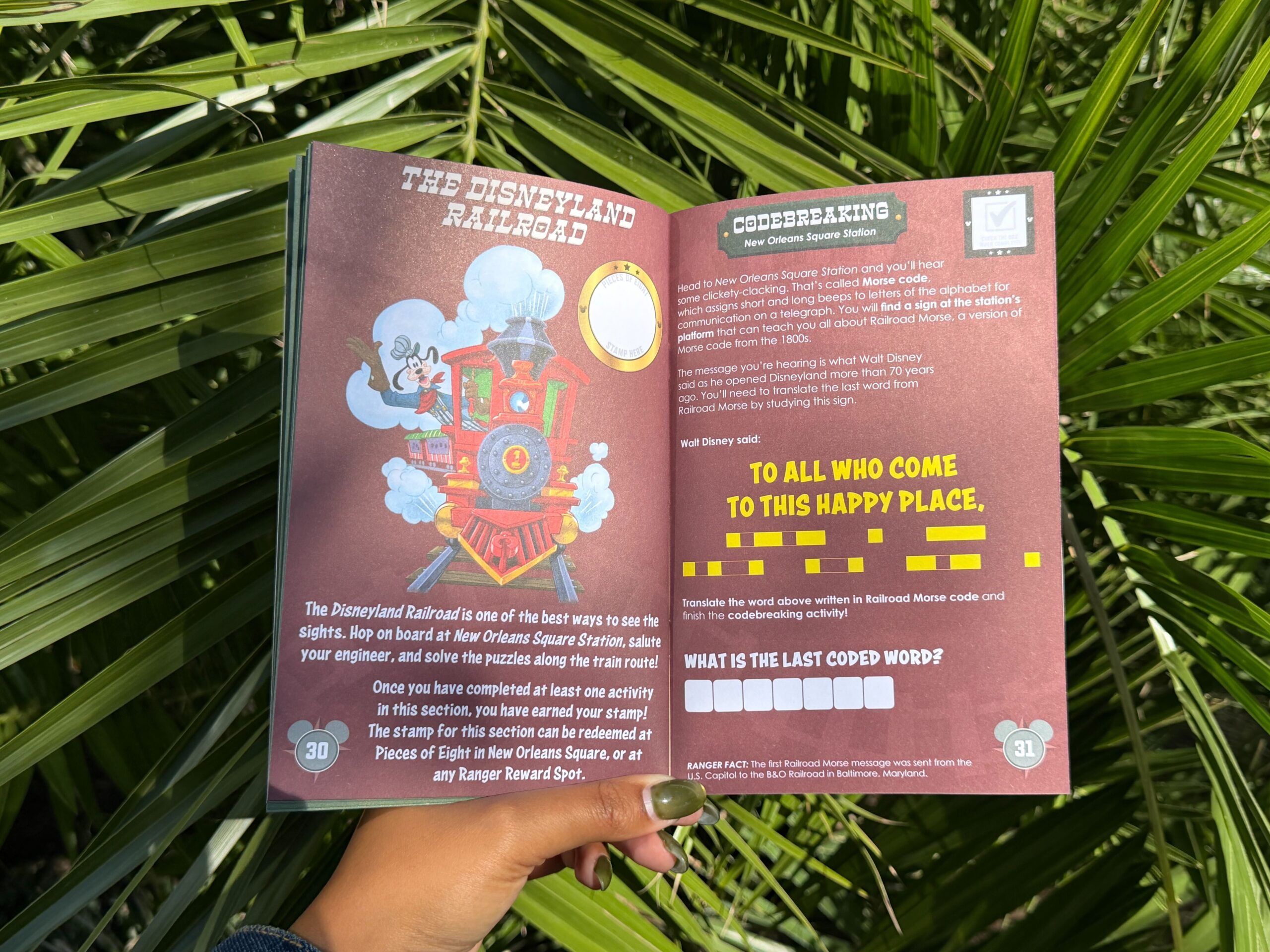 Disneyland Resort is offering a new complimentary “Mickey’s Park Rangers” activity book