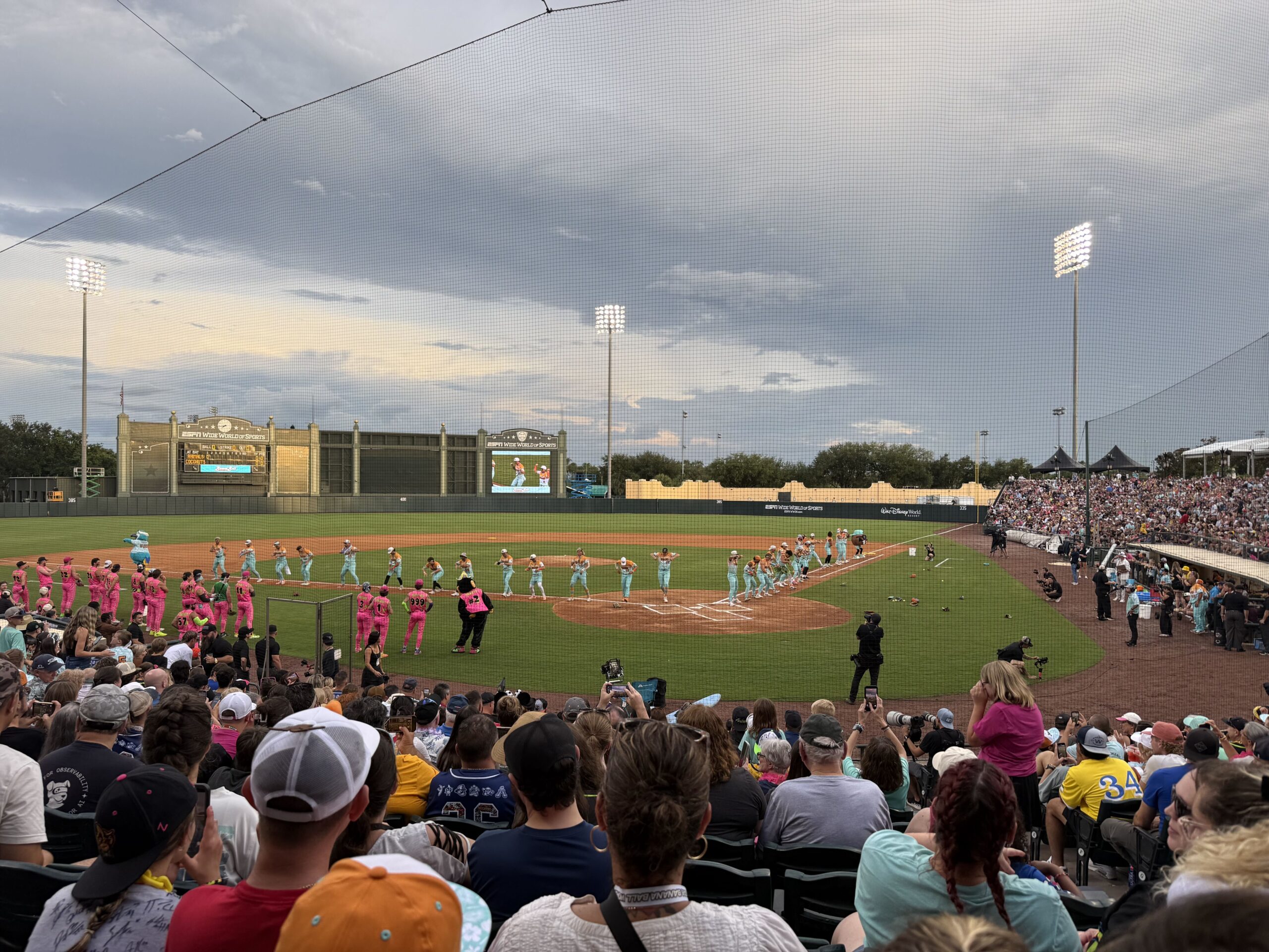 Banana Ball officially made its Walt Disney World debut on Friday as the Loco Beach Coconuts took on the Party Animals at ESPN Wide World of Sports Complex.