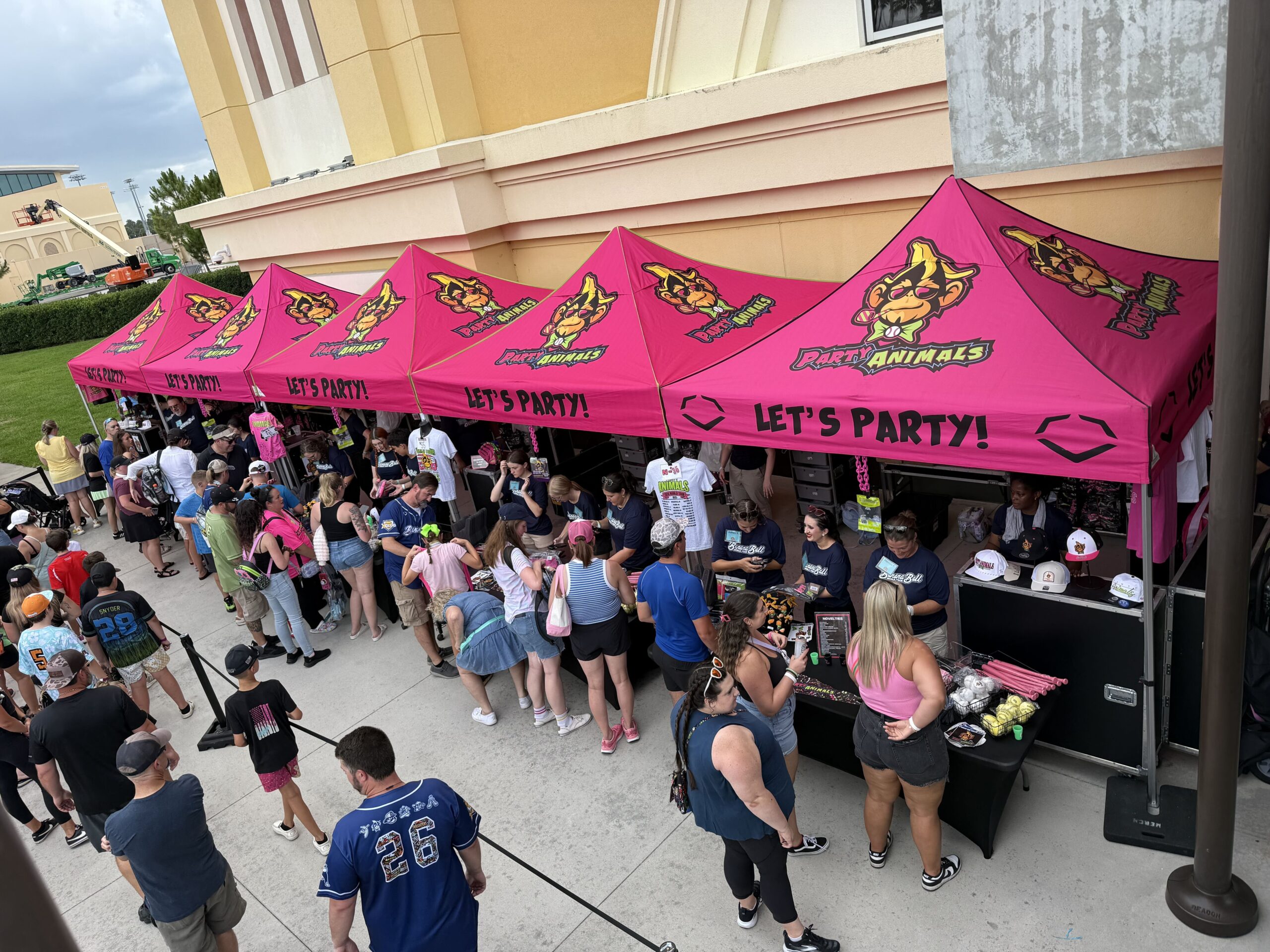 Banana Ball officially made its Walt Disney World debut on Friday as the Loco Beach Coconuts took on the Party Animals at ESPN Wide World of Sports Complex.