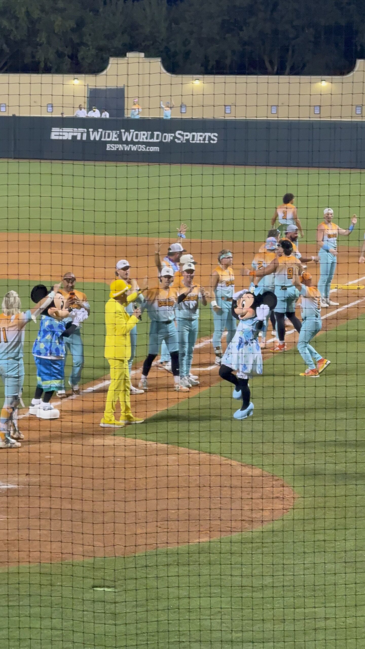 Banana Ball officially made its Walt Disney World debut on Friday as the Loco Beach Coconuts took on the Party Animals at ESPN Wide World of Sports Complex.