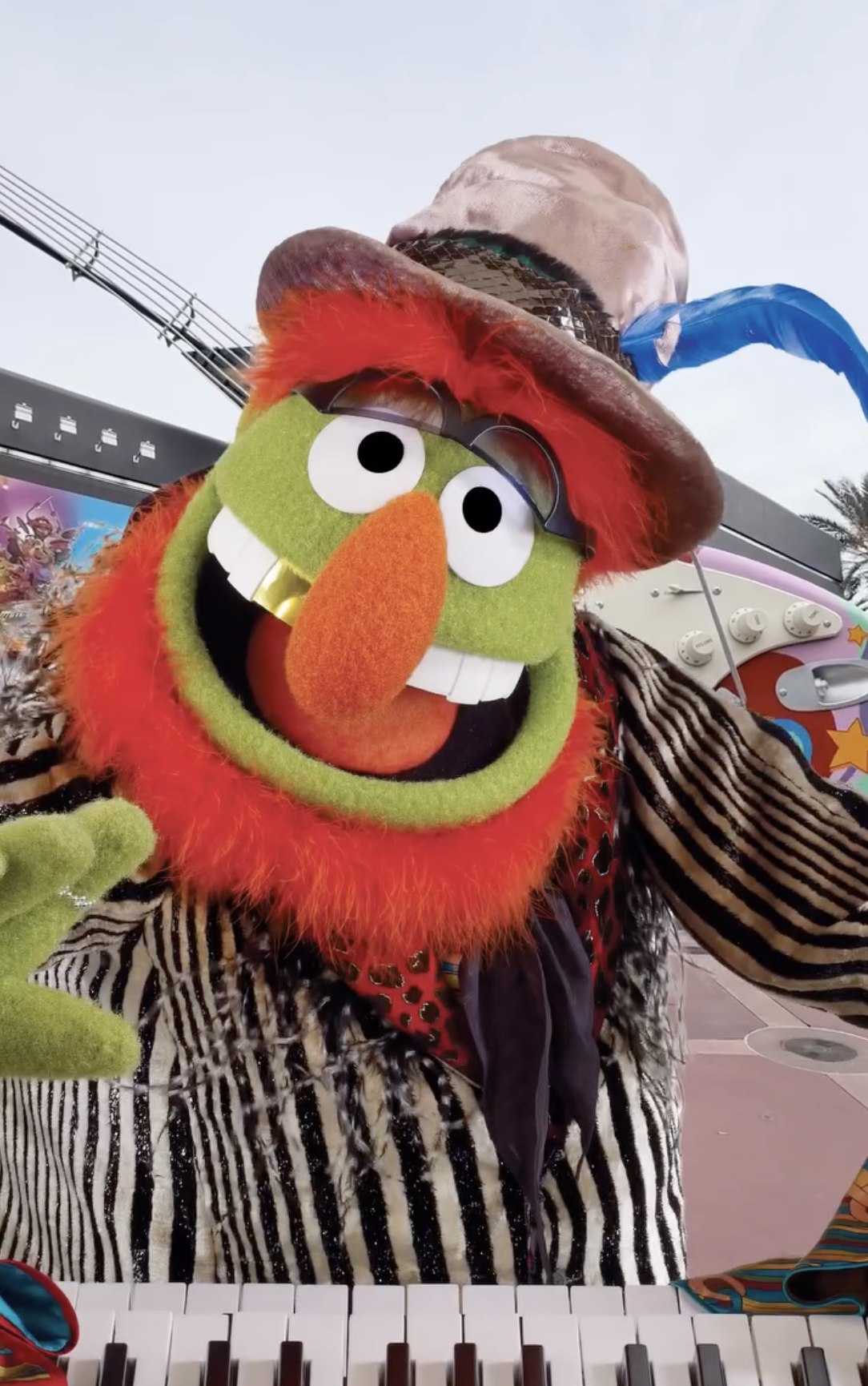 While finishing touches are underway for the new Muppets attraction, Imagineers have pointed out a subtle nod to one enigmatic Muppet on the updated façade.