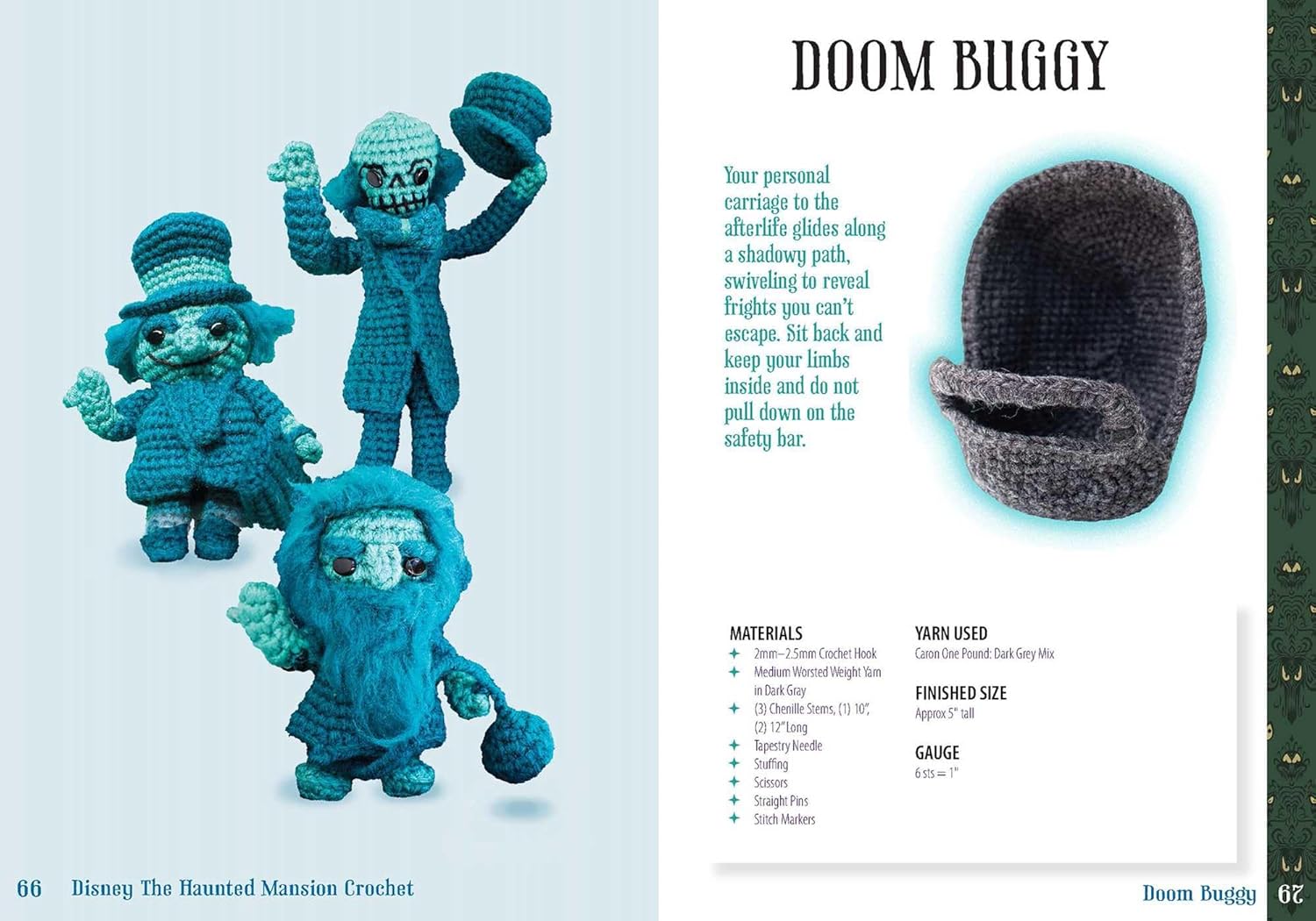 A new Disney Haunted Mansion crochet kit is available to pre-order on Amazon, giving fans of the classic Disney Parks attraction a chance to create their own collection of happy haunts.