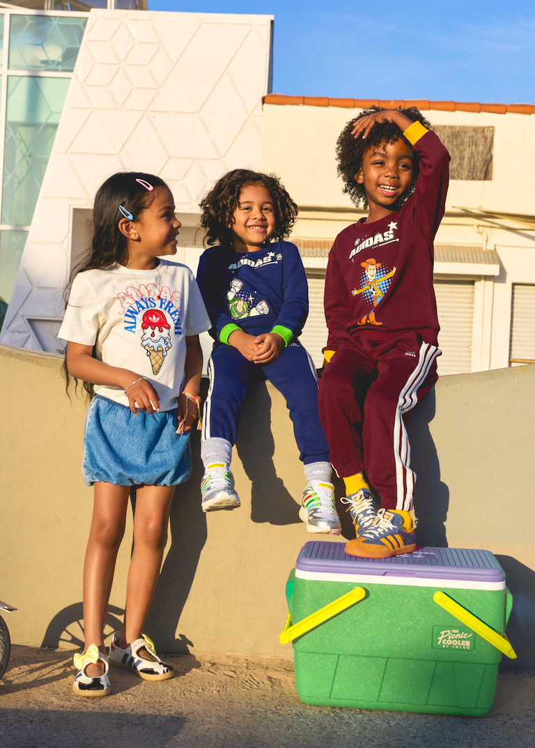 In addition to the footwear, there will be matching apparel featuring Toy Story and Adidas graphics.