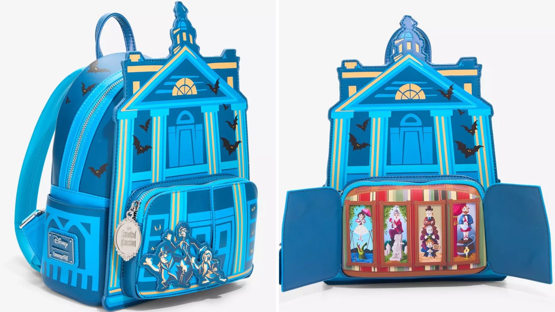 New The Haunted Mansion Loungefly Backpack From BoxLunch