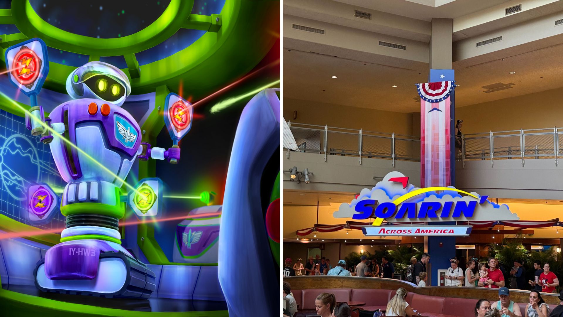 Music from Buzz Lightyear’s Space Ranger Spin and Soarin’ Across America Now Streaming