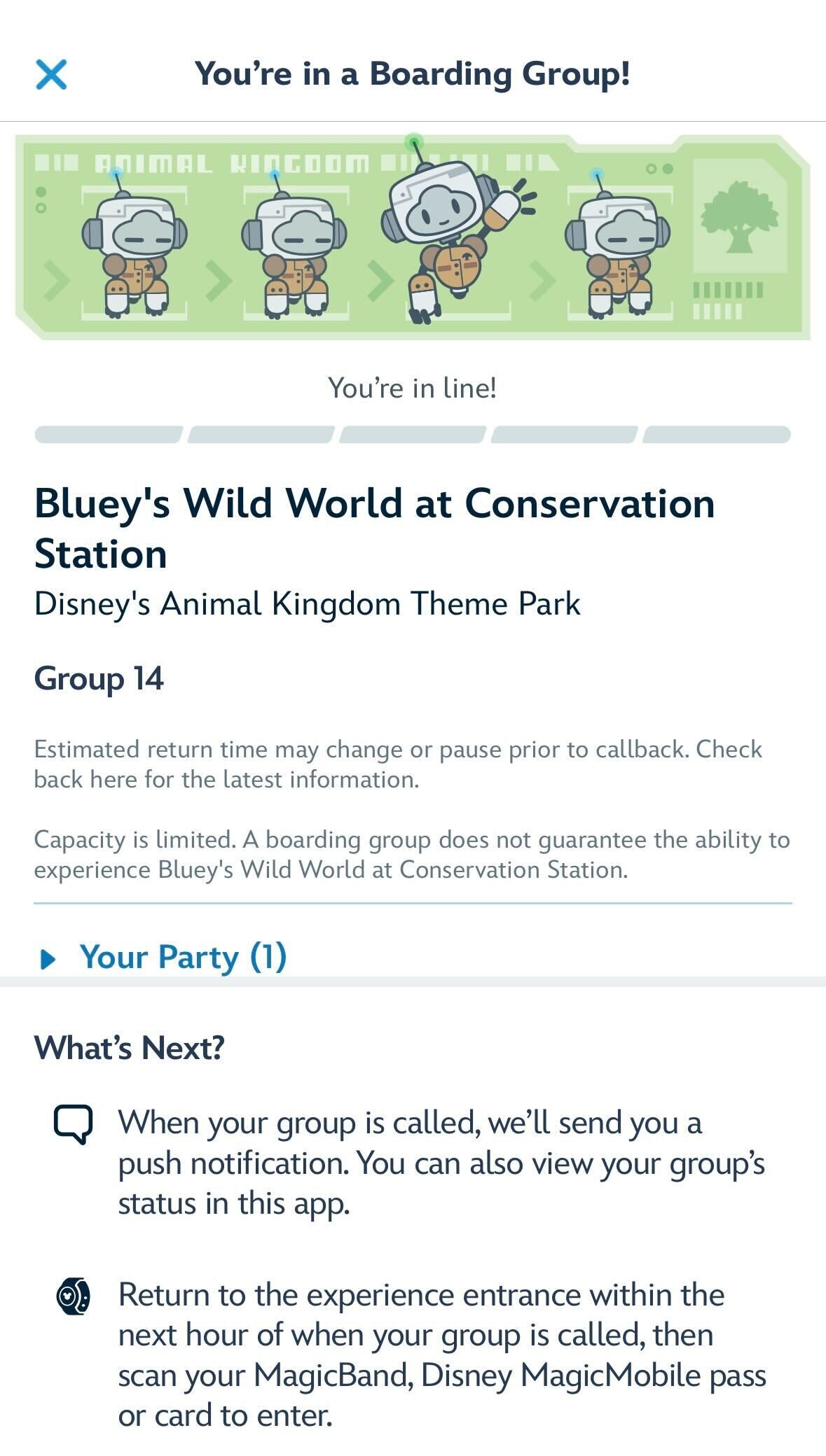 Conservation Station Virtual Queue for Bluey Fills Instantly on Opening ...