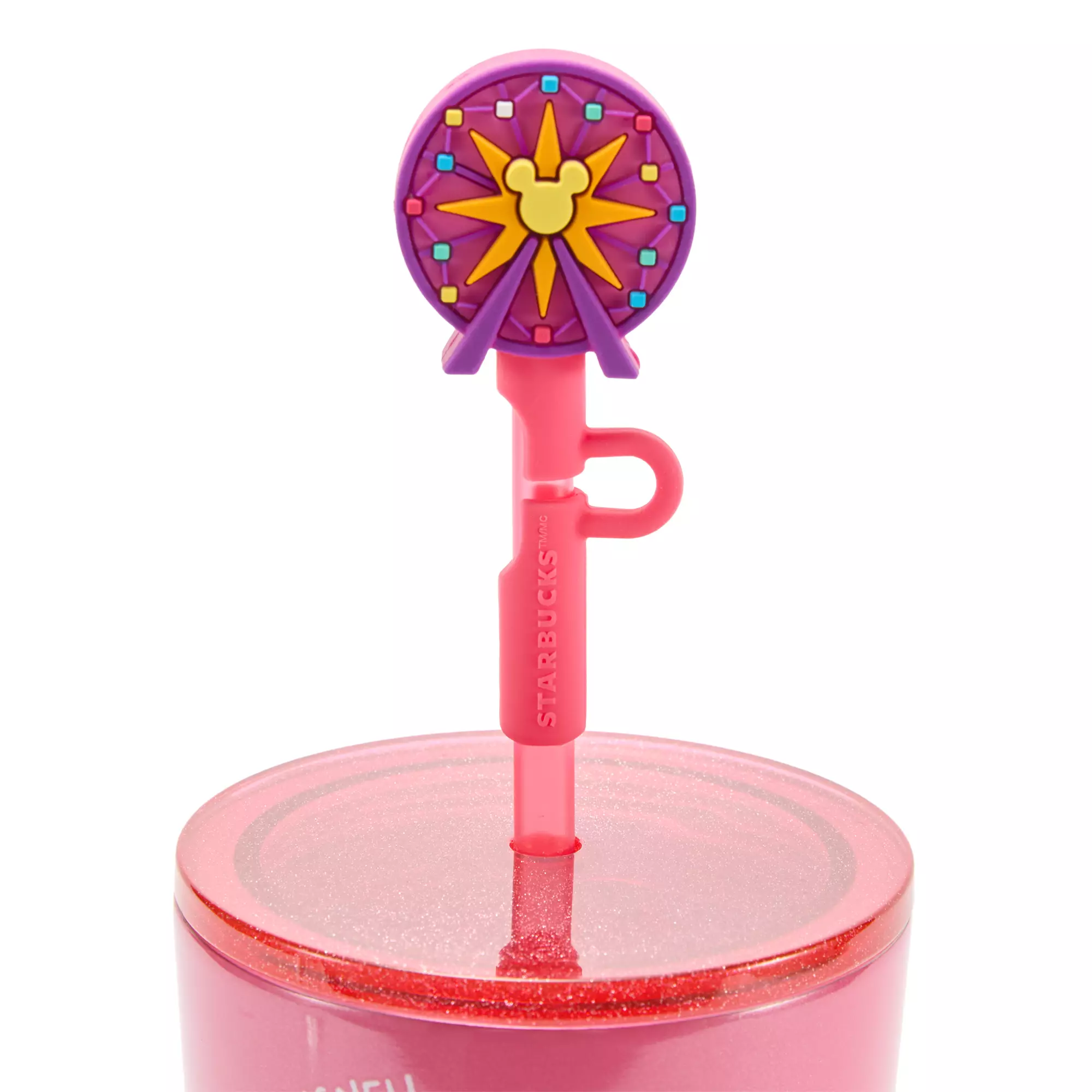 Straw topper of Disney California Adventure Tumbler.