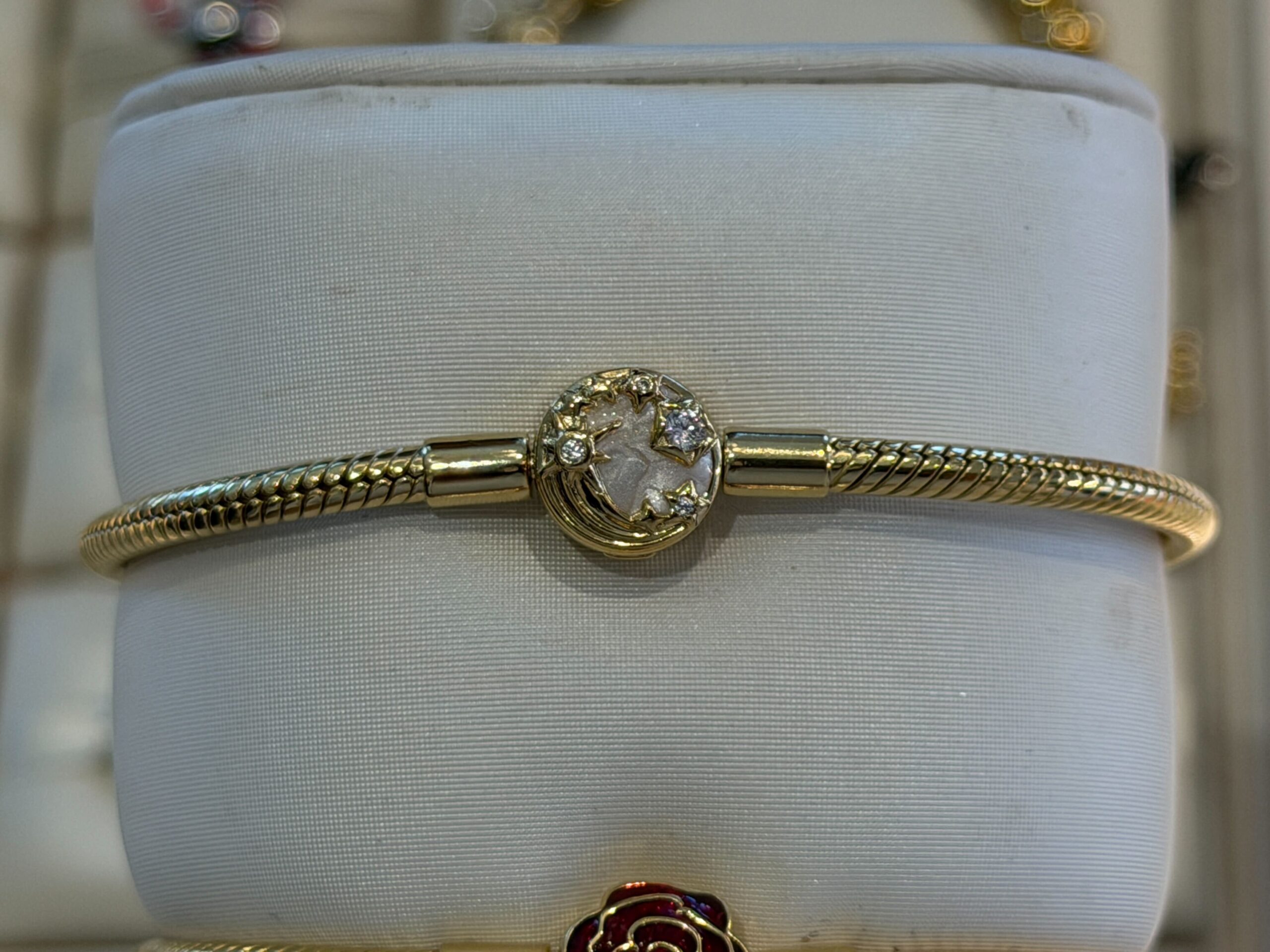 Back of Pandora Castle Bracelet.