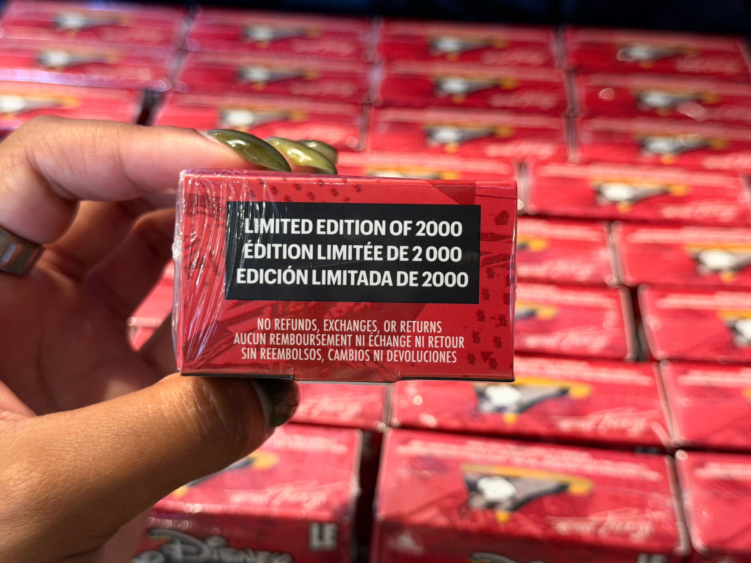 Side of Mickey Mouse Lacer box.