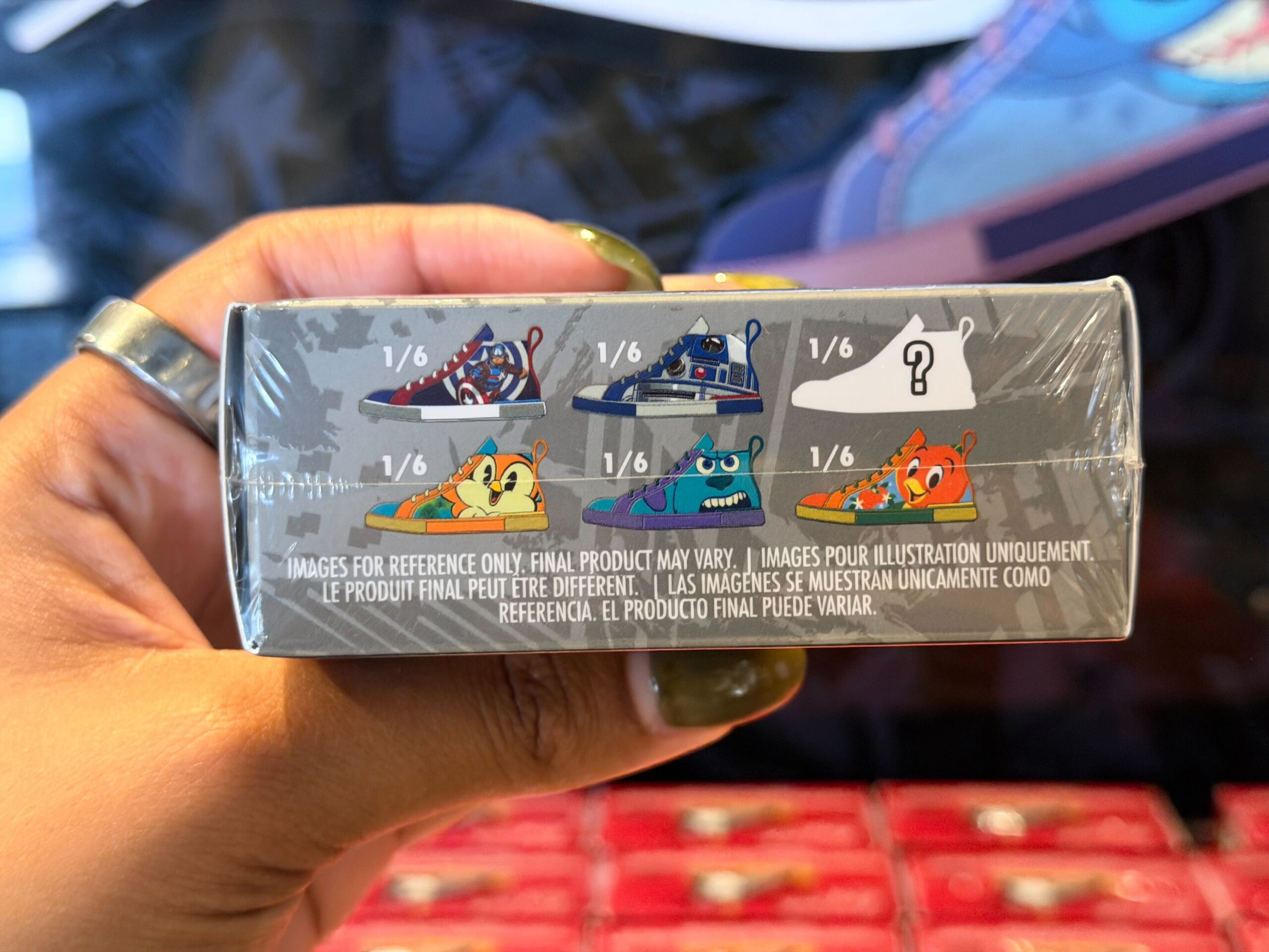 Side of Series 8 Mystery Lacer box.