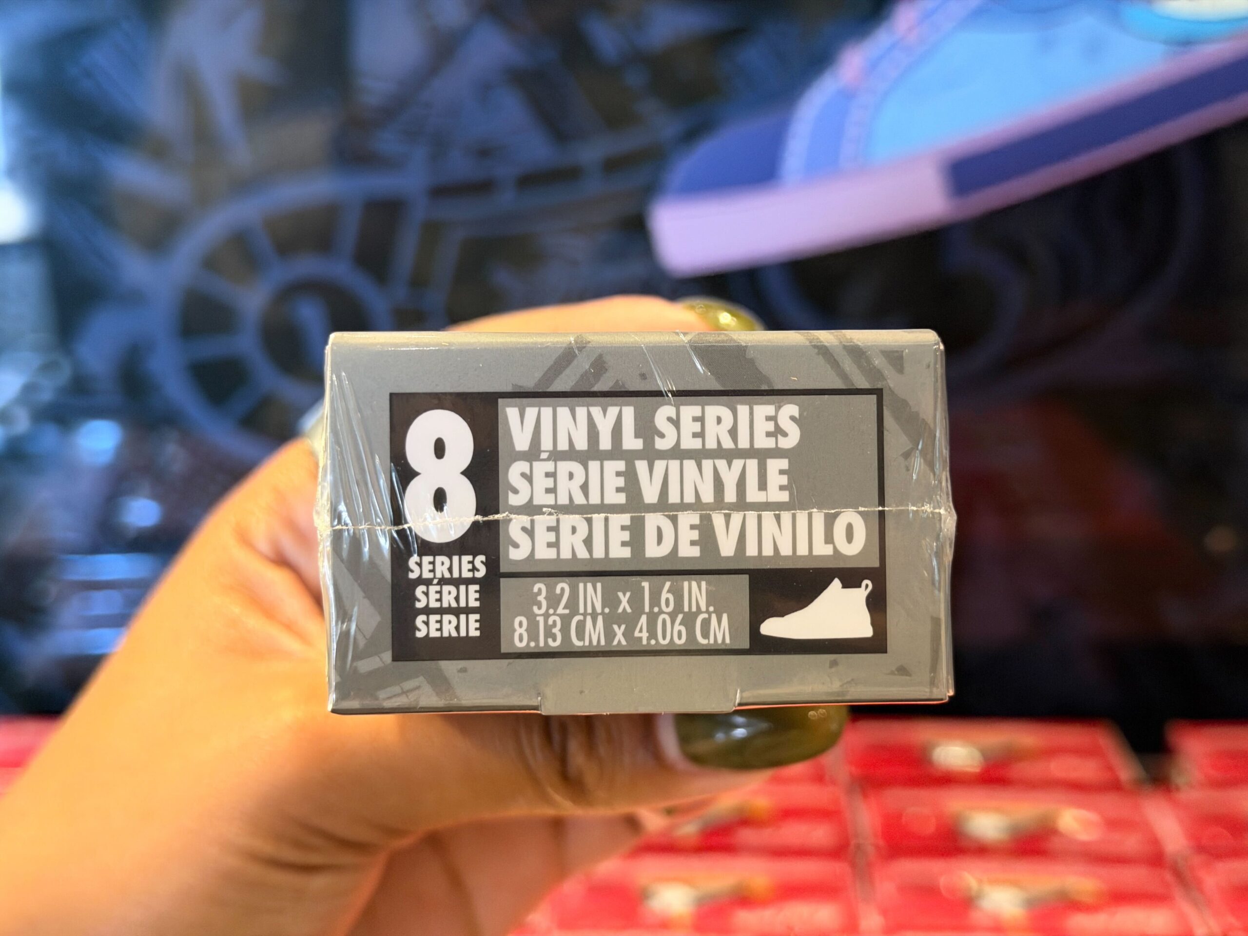 Side of Series 8 Mystery Lacer box.