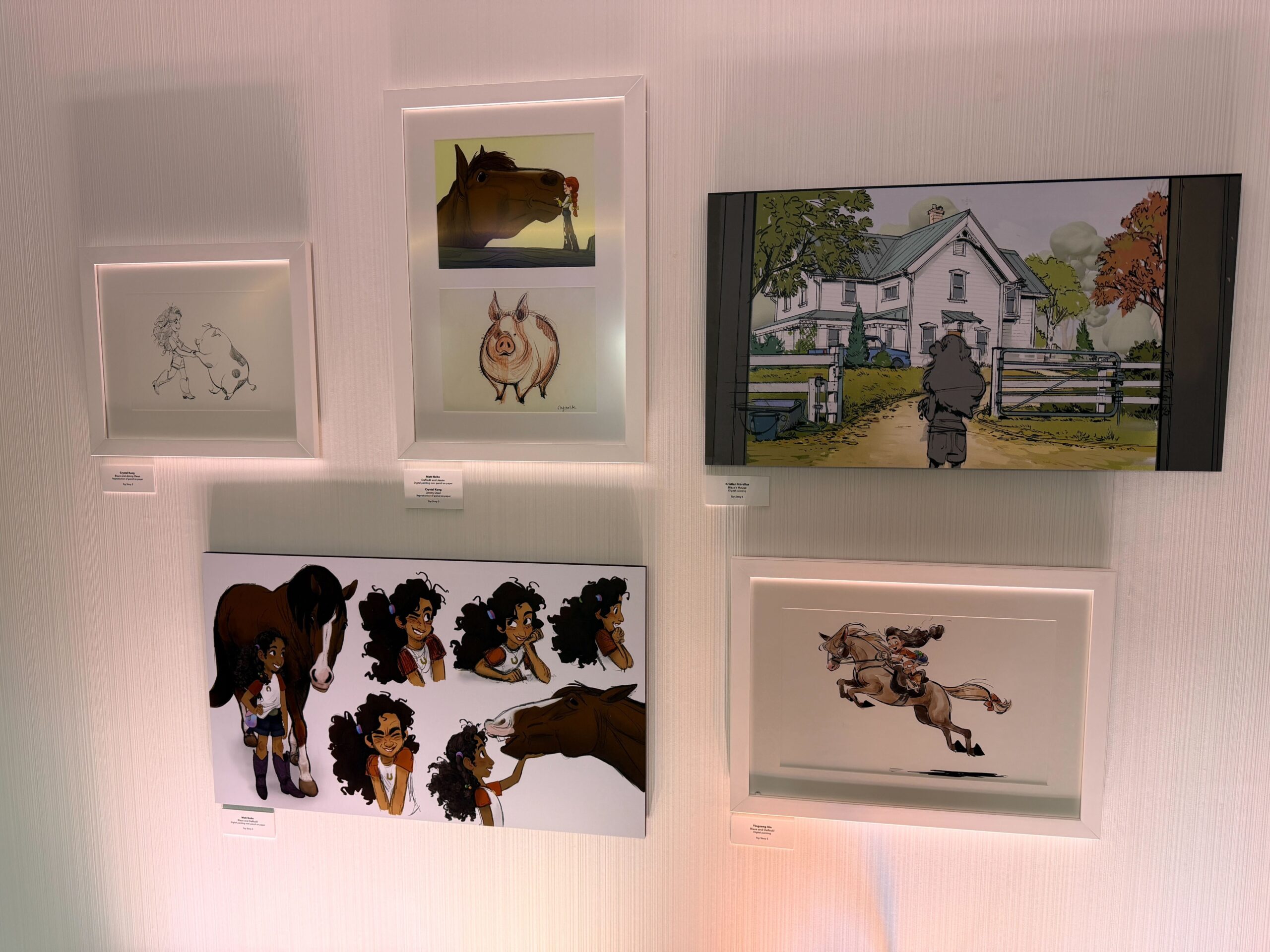 Toy Story 5 is featured in The Art of Pixar Gallery at Disneyland's Pixar Place Hotel. Concept art, sketches, and a maquette can be seen in The Art of Pixar Gallery.
