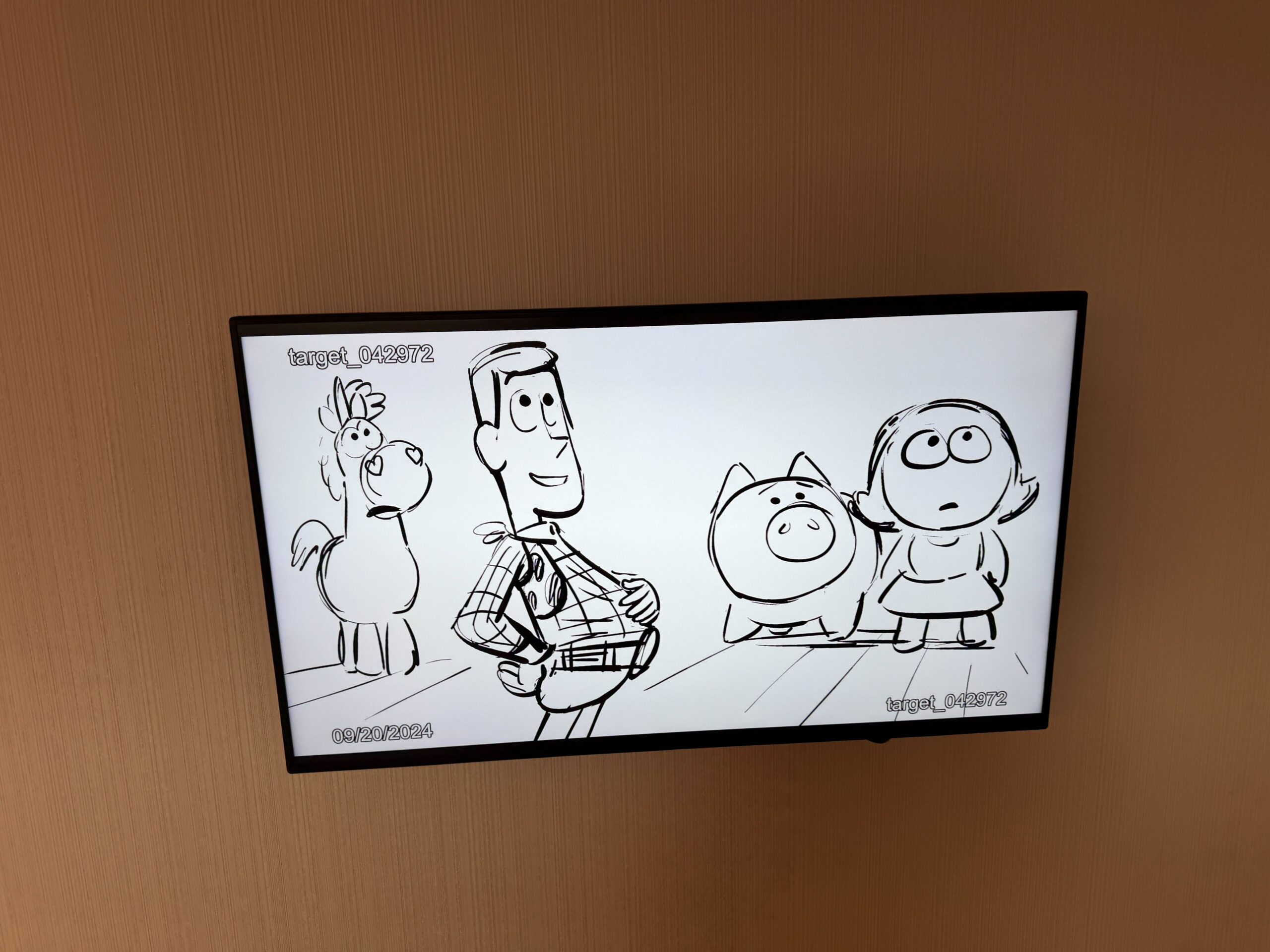 Toy Story 5 is featured in The Art of Pixar Gallery at Disneyland's Pixar Place Hotel. Concept art, sketches, and a maquette can be seen in The Art of Pixar Gallery.