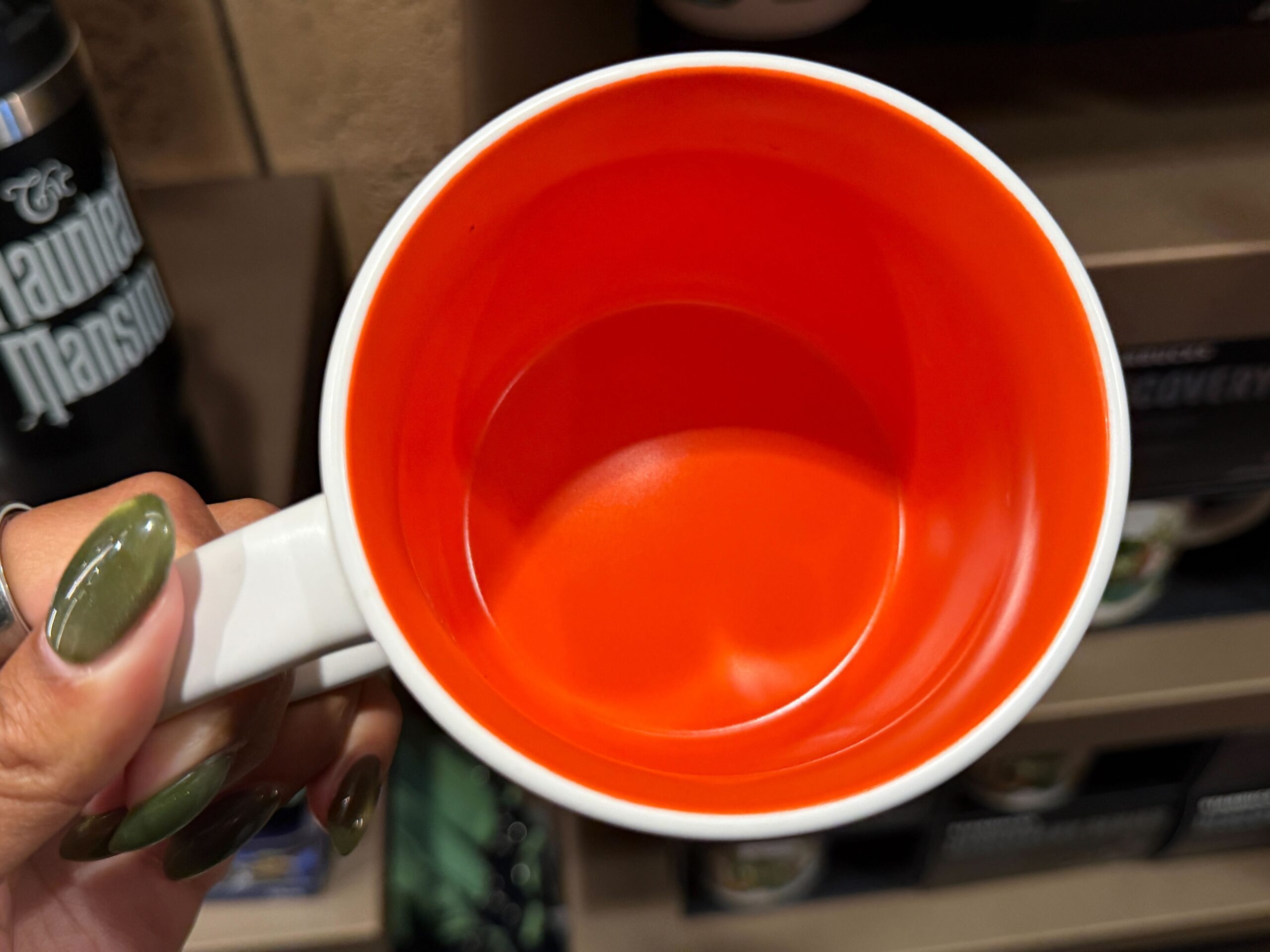 Star Wars Crait Starbucks Mug at Dok-Ondar's Den of Antiquities in Star Wars: Galaxy's Edge at Disneyland