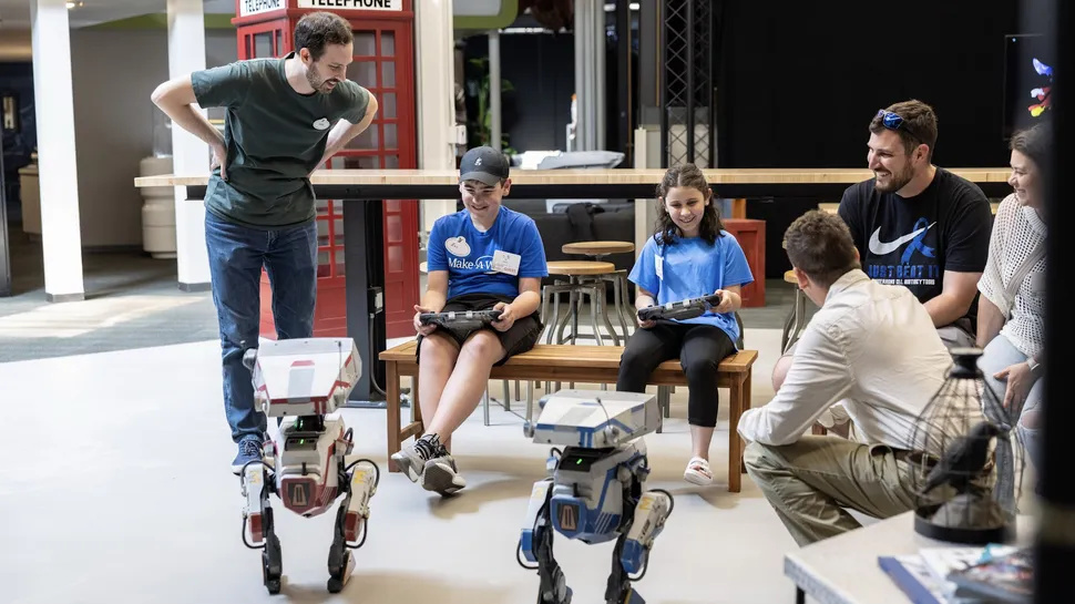 Disney Gives Young Fan Exclusive Look Inside Imagineering Robotics Lab During its Week of Wishes