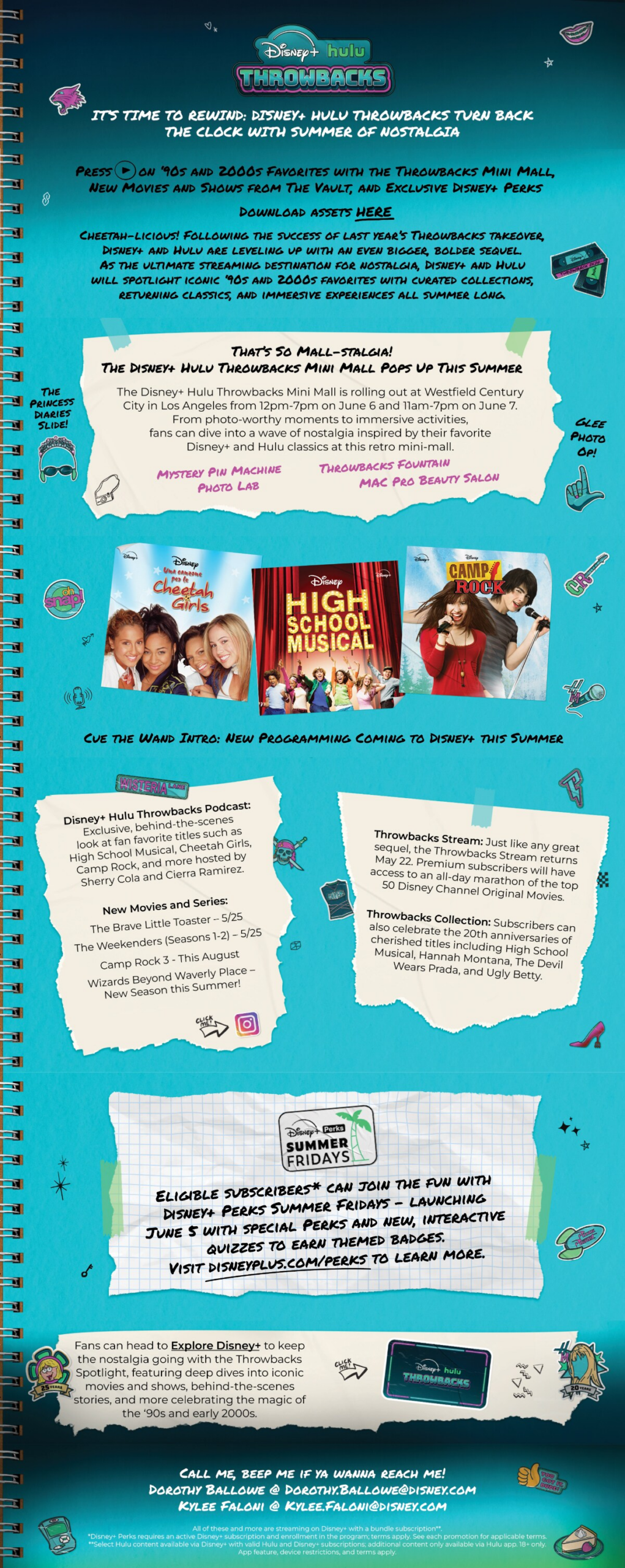 Disney+ and Hulu are celebrating summer with Throwbacks, featuring nostalgic movies, series, events, exclusive content, and subscriber perks.