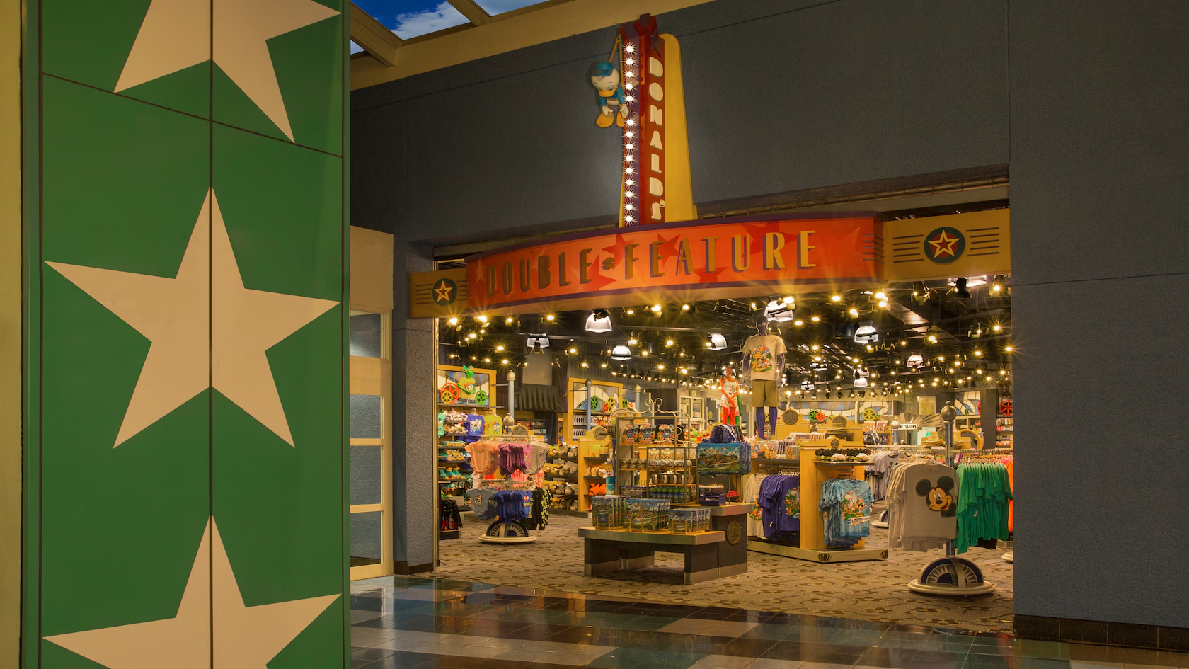 Donald’s Double Feature gift shop at Disney’s All-Star Movies Resort has officially entered a refurbishment period at Walt Disney World.