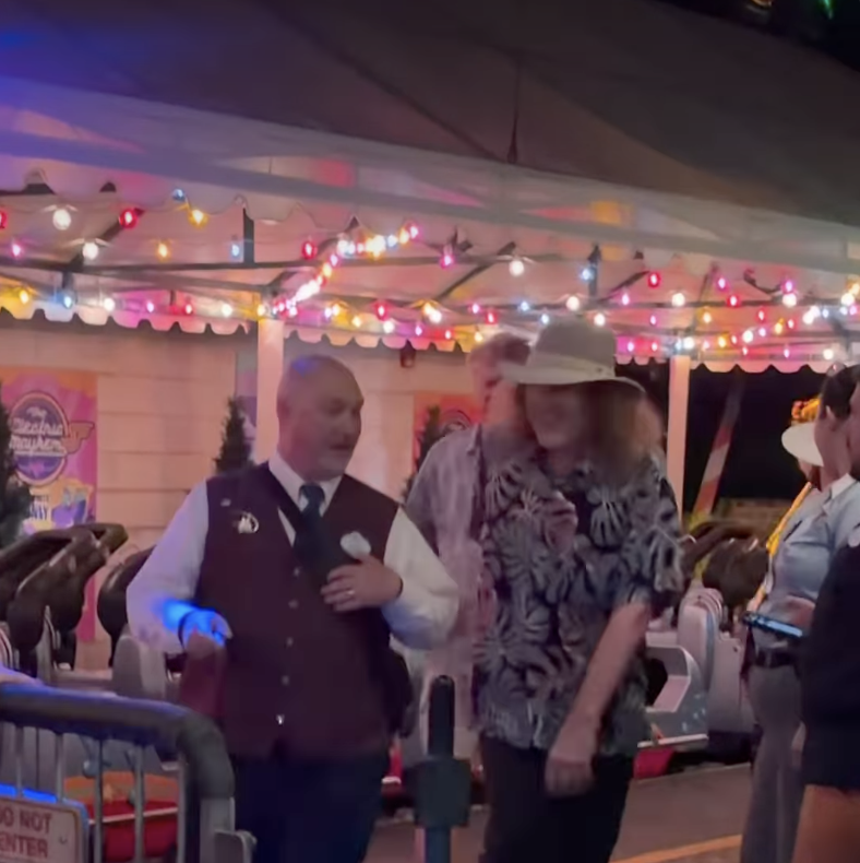 Weird Al Yankovic was spotted at Hollywood Studios, appearing for the debut of Rock ‘n’ Roller Coaster Starring The Muppets.