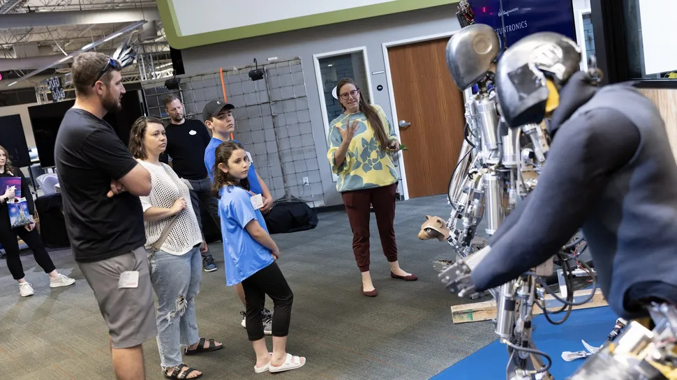 Disney Gives Young Fan Exclusive Look Inside Imagineering Robotics Lab During its Week of Wishes