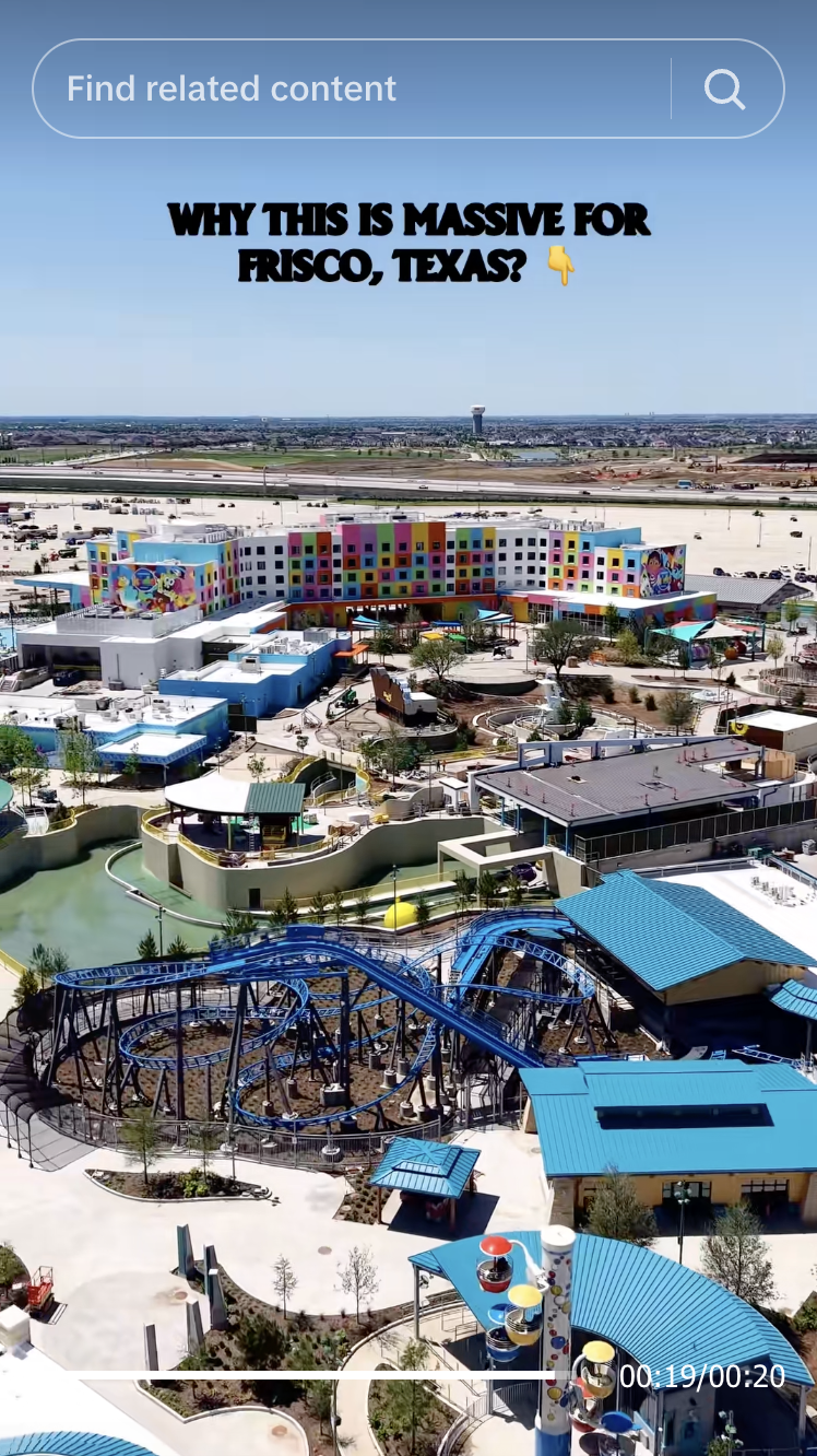 Universal Kids Resort rides are complete and testing, new drone footage of the park reveals. It's set to open in Frisco, Texas later this year.