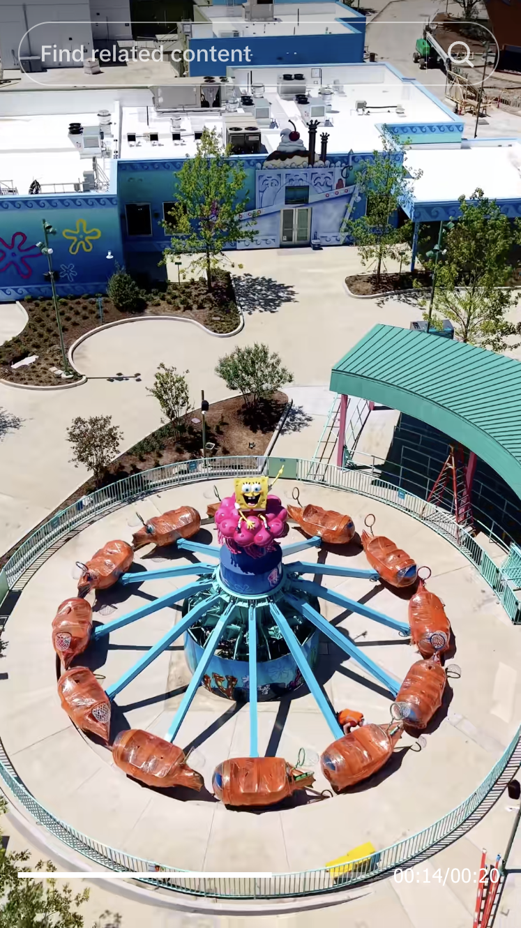 Universal Kids Resort rides are complete and testing, new drone footage of the park reveals. It's set to open in Frisco, Texas later this year.