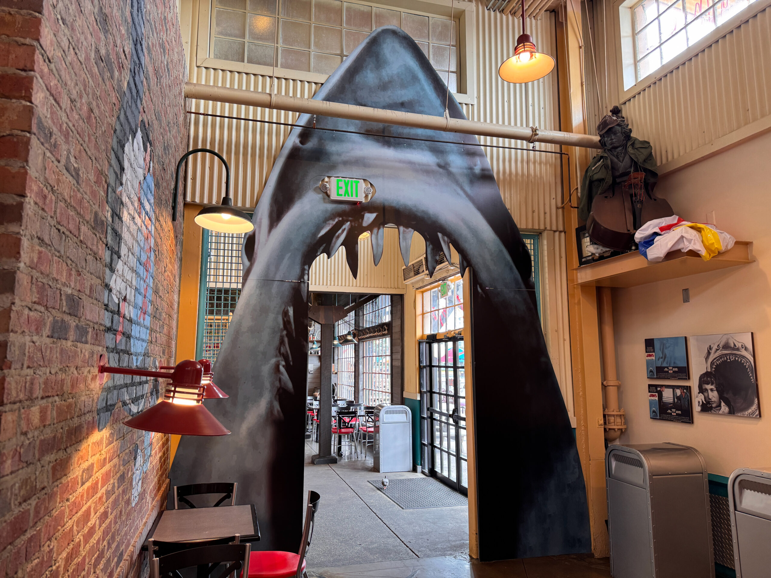 The San Francisco area of Universal Studios Florida has been transformed into "Little Amity," a small temporary Jaws land for the summer.