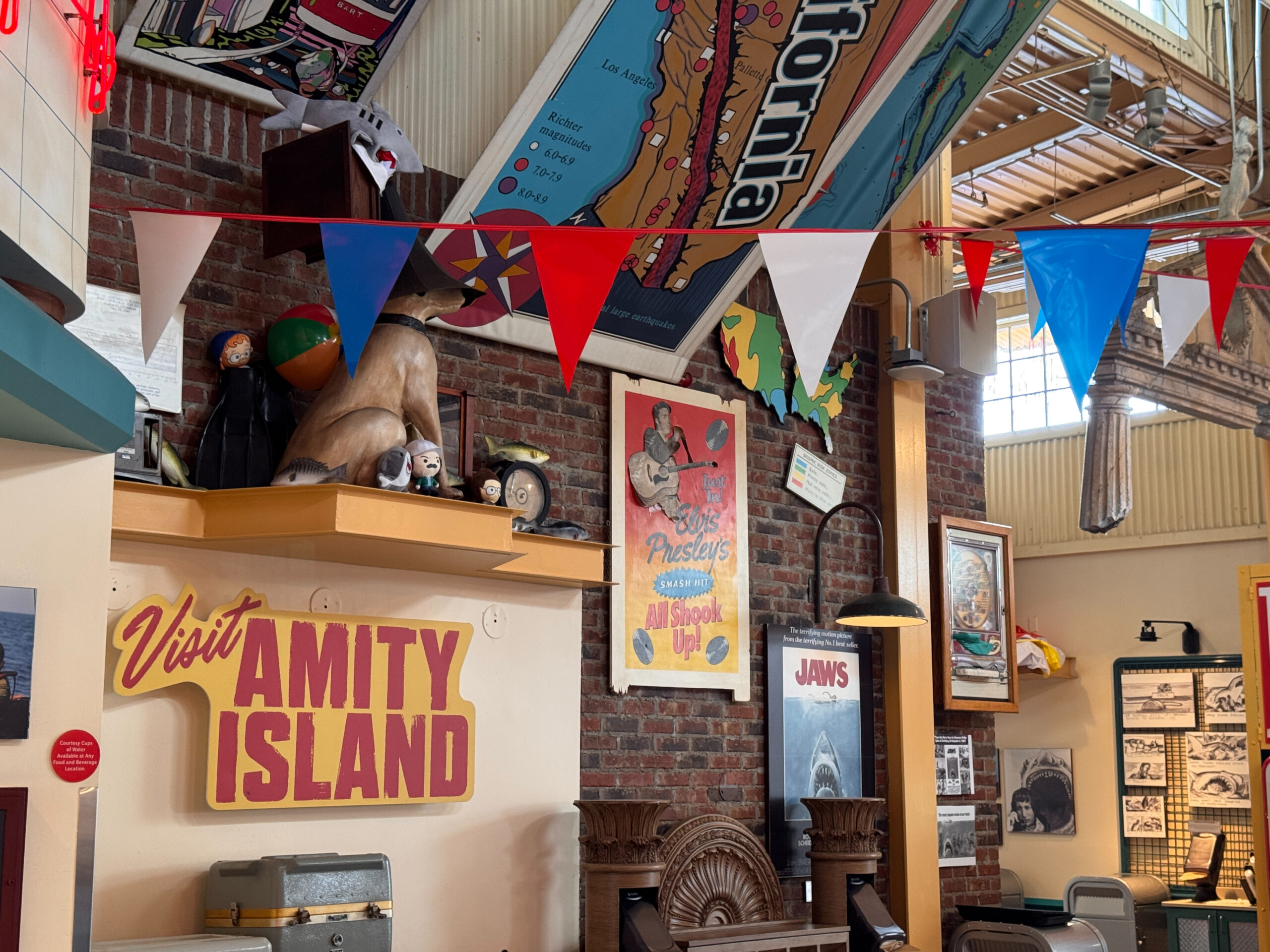 The San Francisco area of Universal Studios Florida has been transformed into "Little Amity," a small temporary Jaws land for the summer.