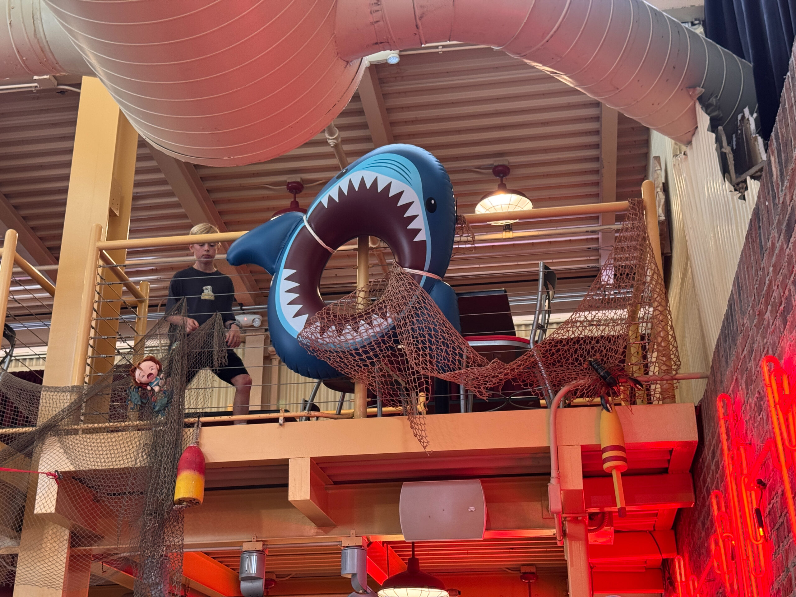 The San Francisco area of Universal Studios Florida has been transformed into "Little Amity," a small temporary Jaws land for the summer.