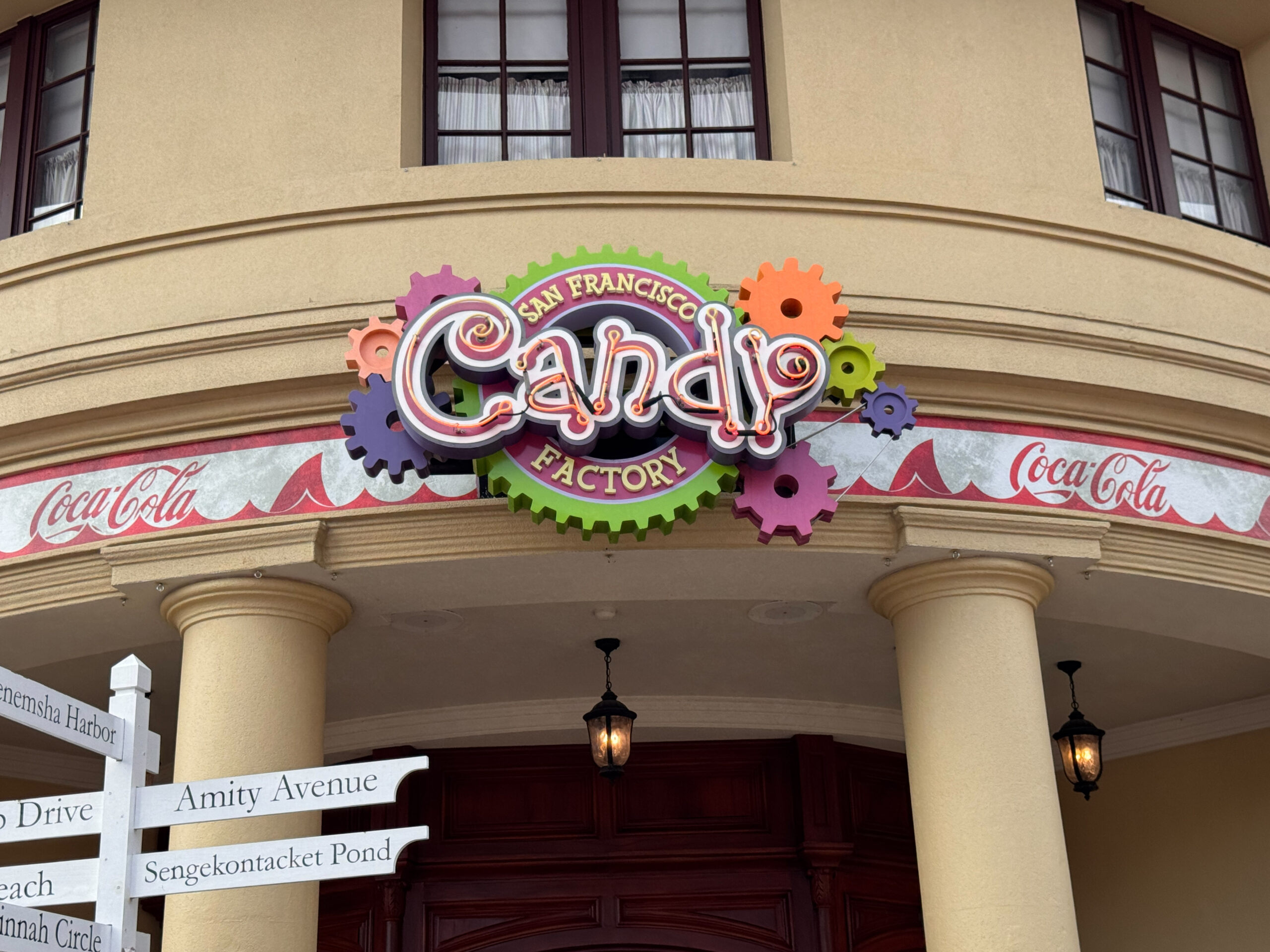 The San Francisco area of Universal Studios Florida has been transformed into "Little Amity," a small temporary Jaws land for the summer.