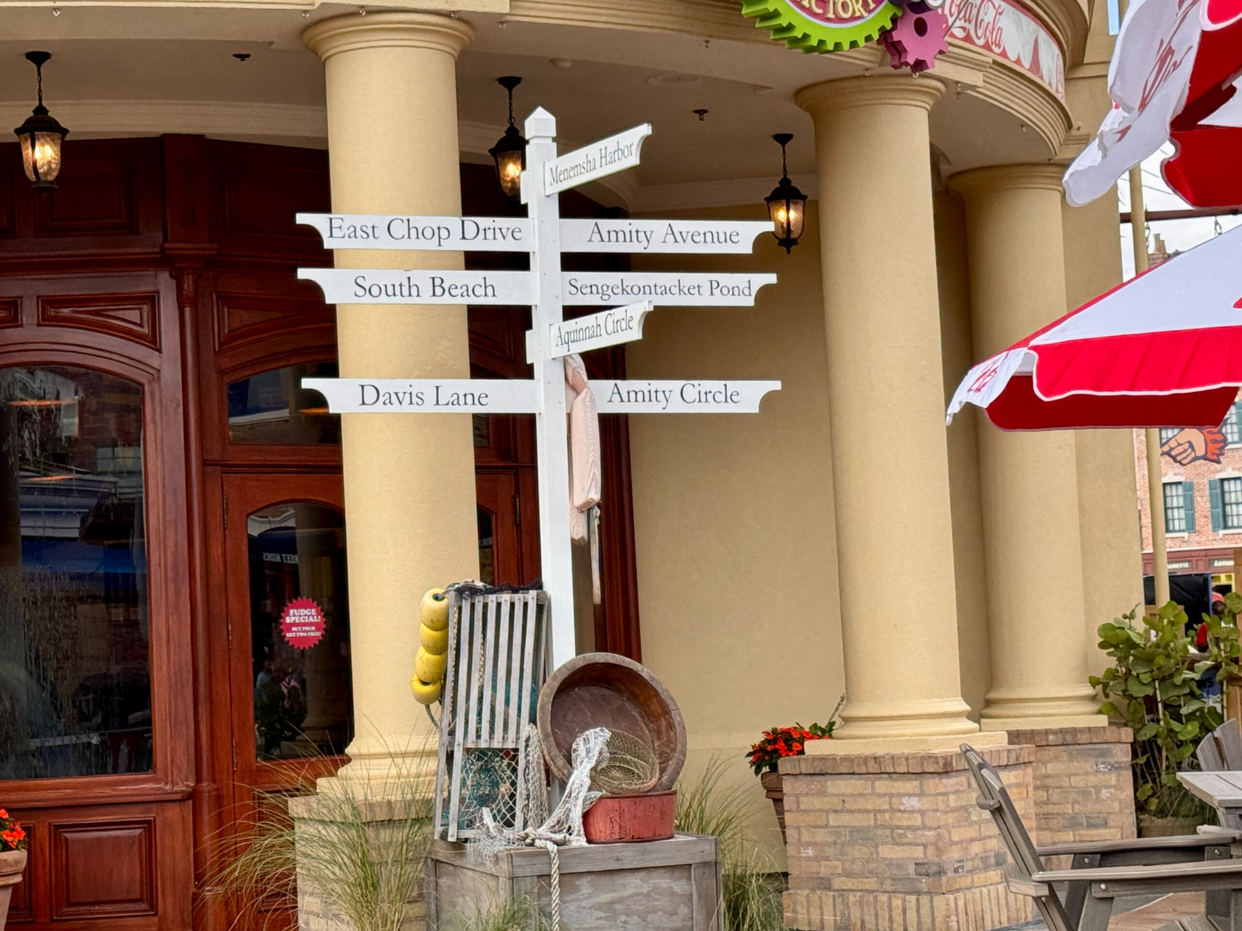 The San Francisco area of Universal Studios Florida has been transformed into "Little Amity," a small temporary Jaws land for the summer.