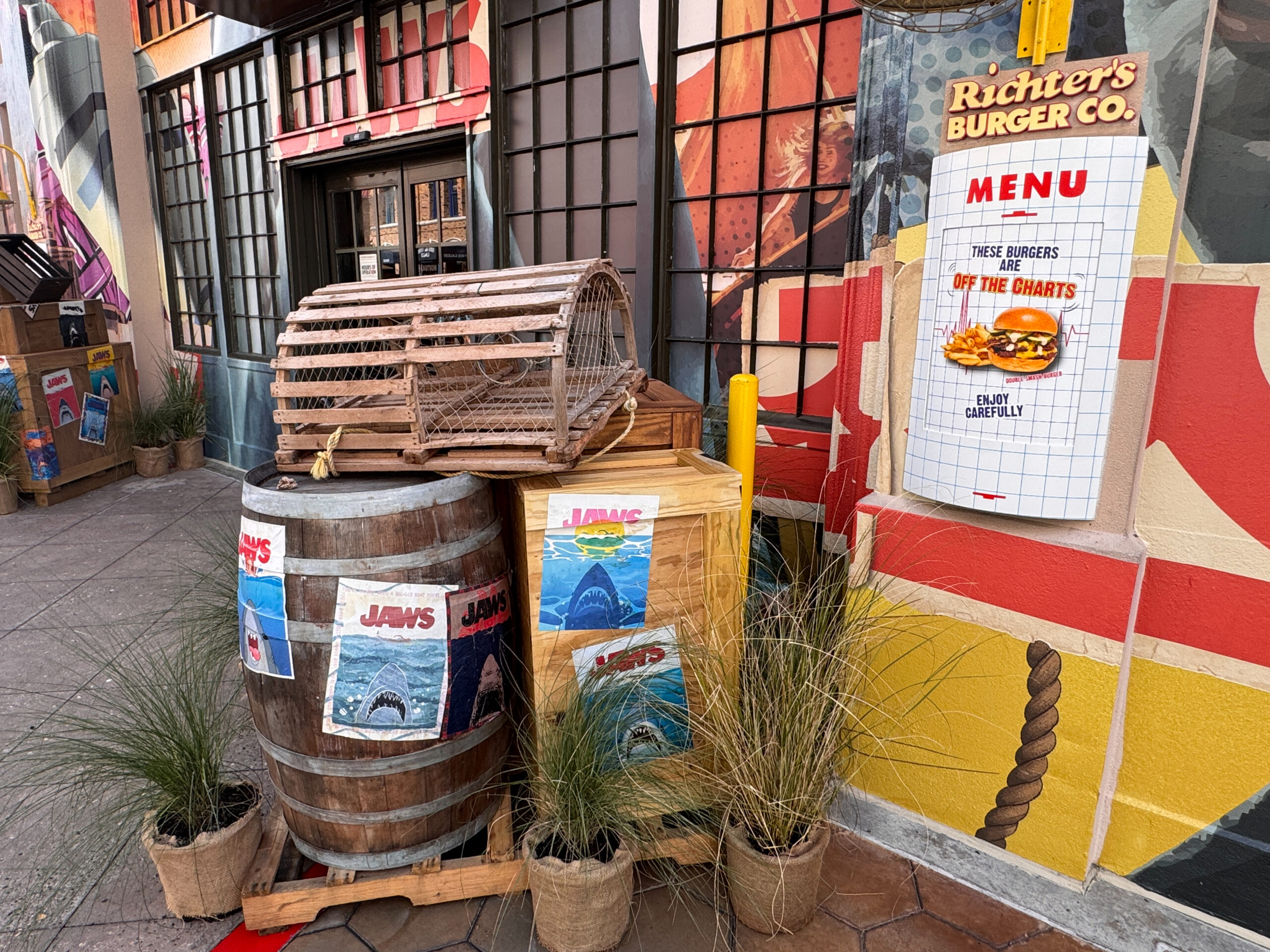 The San Francisco area of Universal Studios Florida has been transformed into "Little Amity," a small temporary Jaws land for the summer.