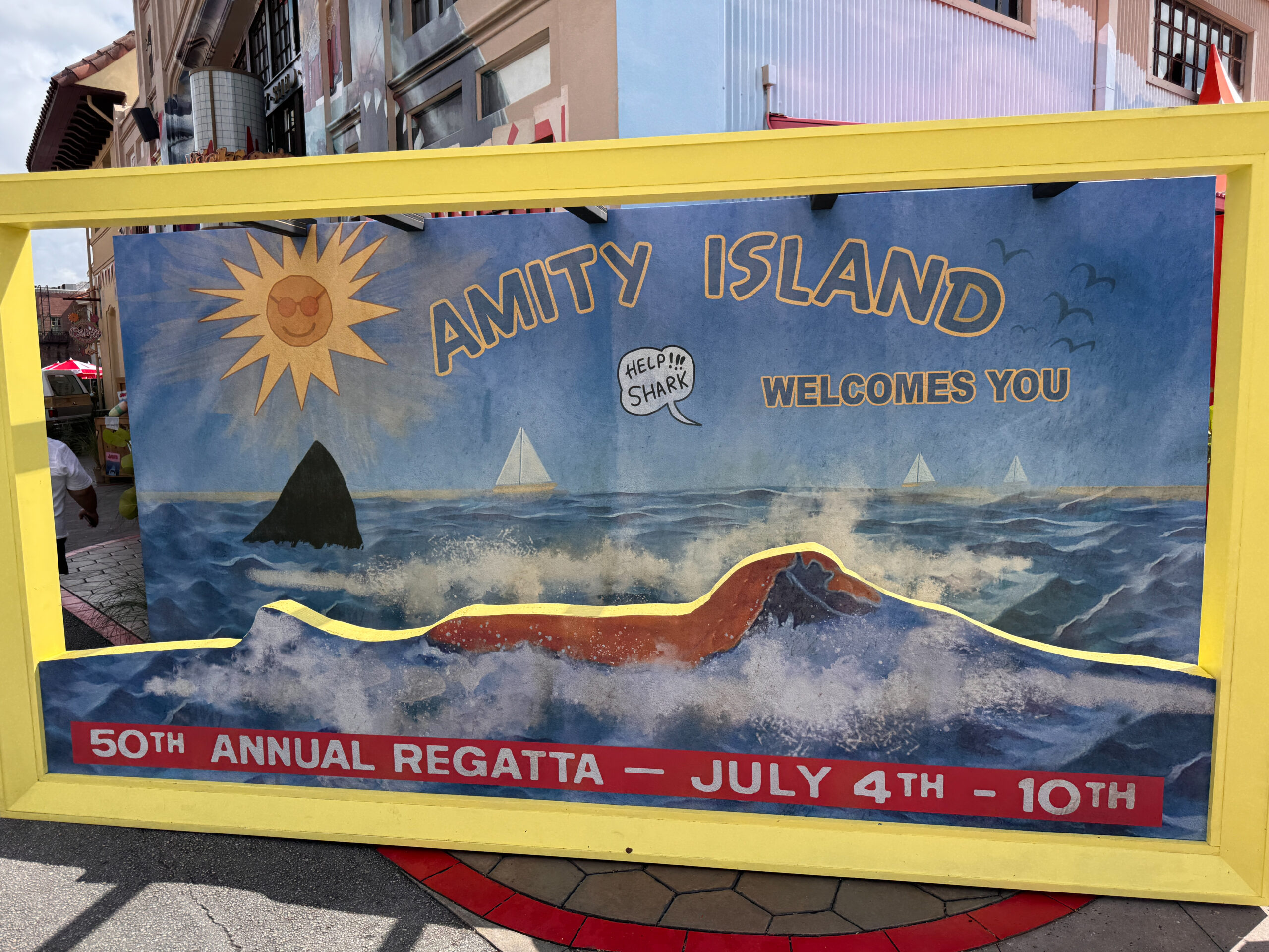 The San Francisco area of Universal Studios Florida has been transformed into "Little Amity," a small temporary Jaws land for the summer.
