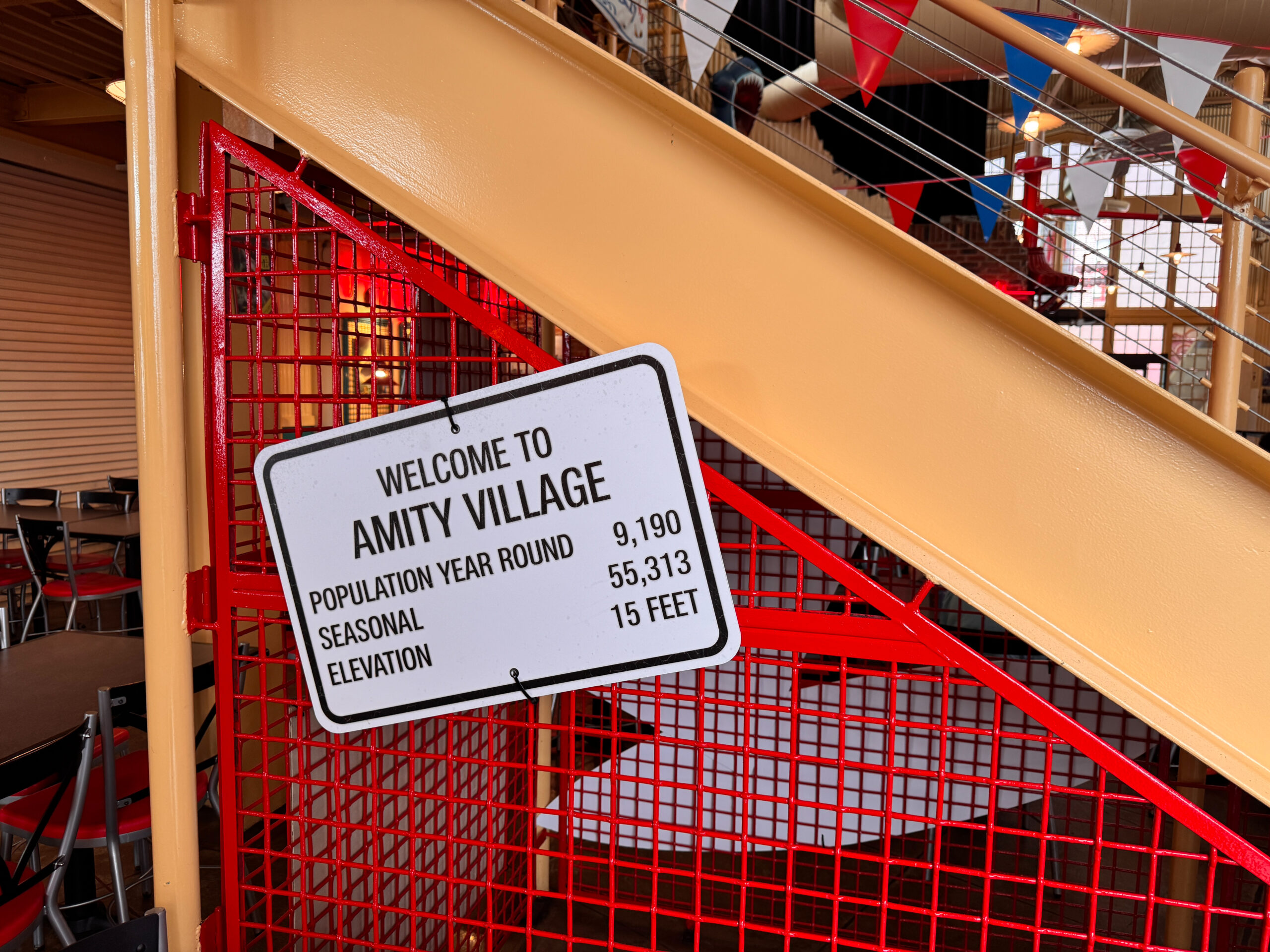 The San Francisco area of Universal Studios Florida has been transformed into "Little Amity," a small temporary Jaws land for the summer.