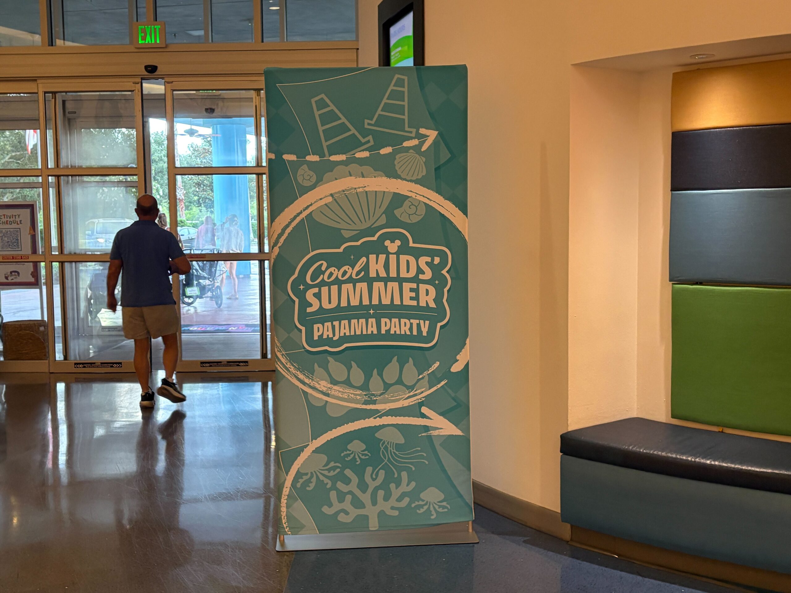 One of the many Cool Kids' Summer offerings at Walt Disney World is a pajama party at select resort hotels. Kids can enjoy meeting characters in their pajamas, storytime, and more activities.