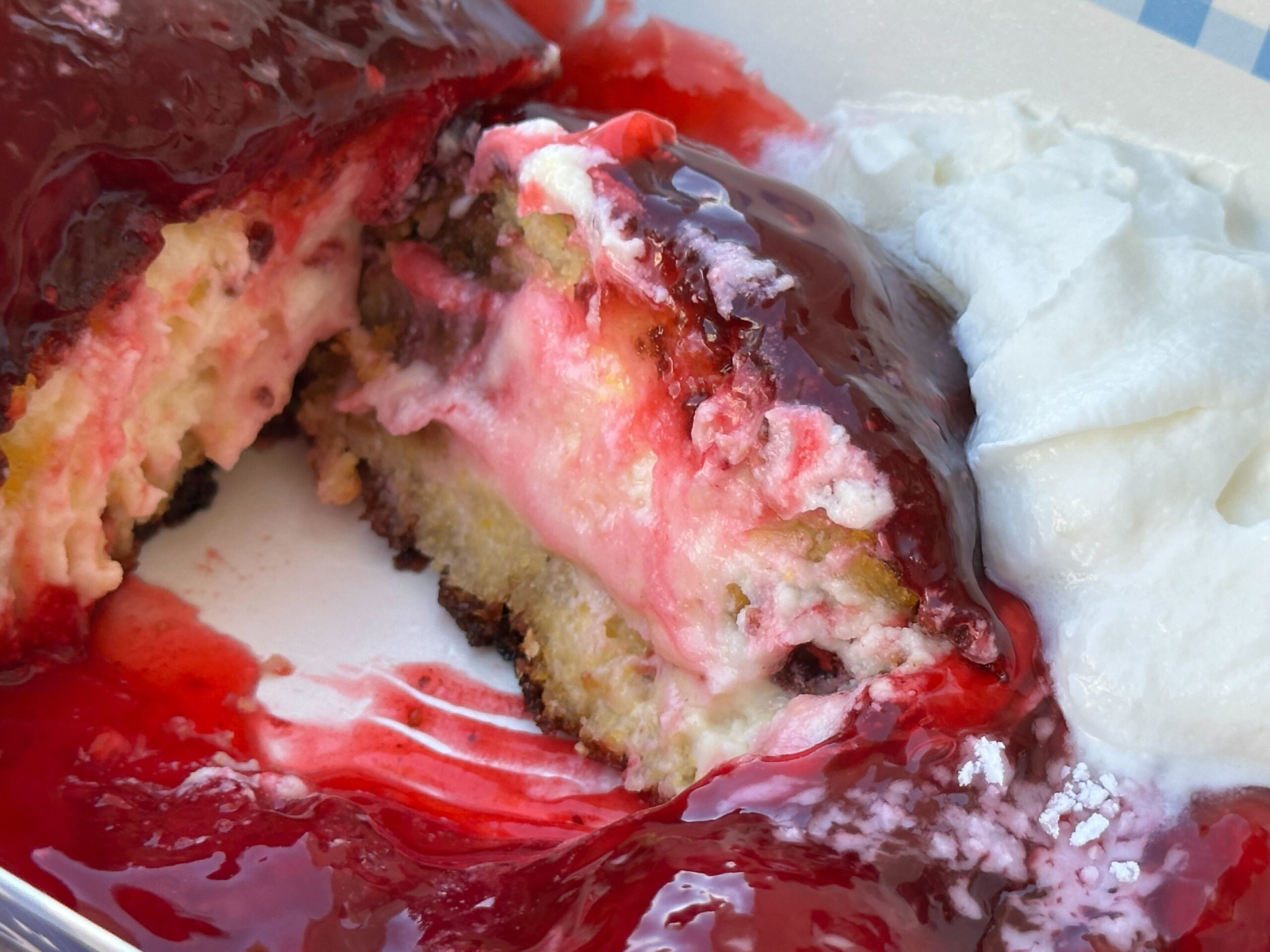 REVIEW: Deep Fried Cheesecake From Blue Ribbon Corn Dogs at Walt Disney World