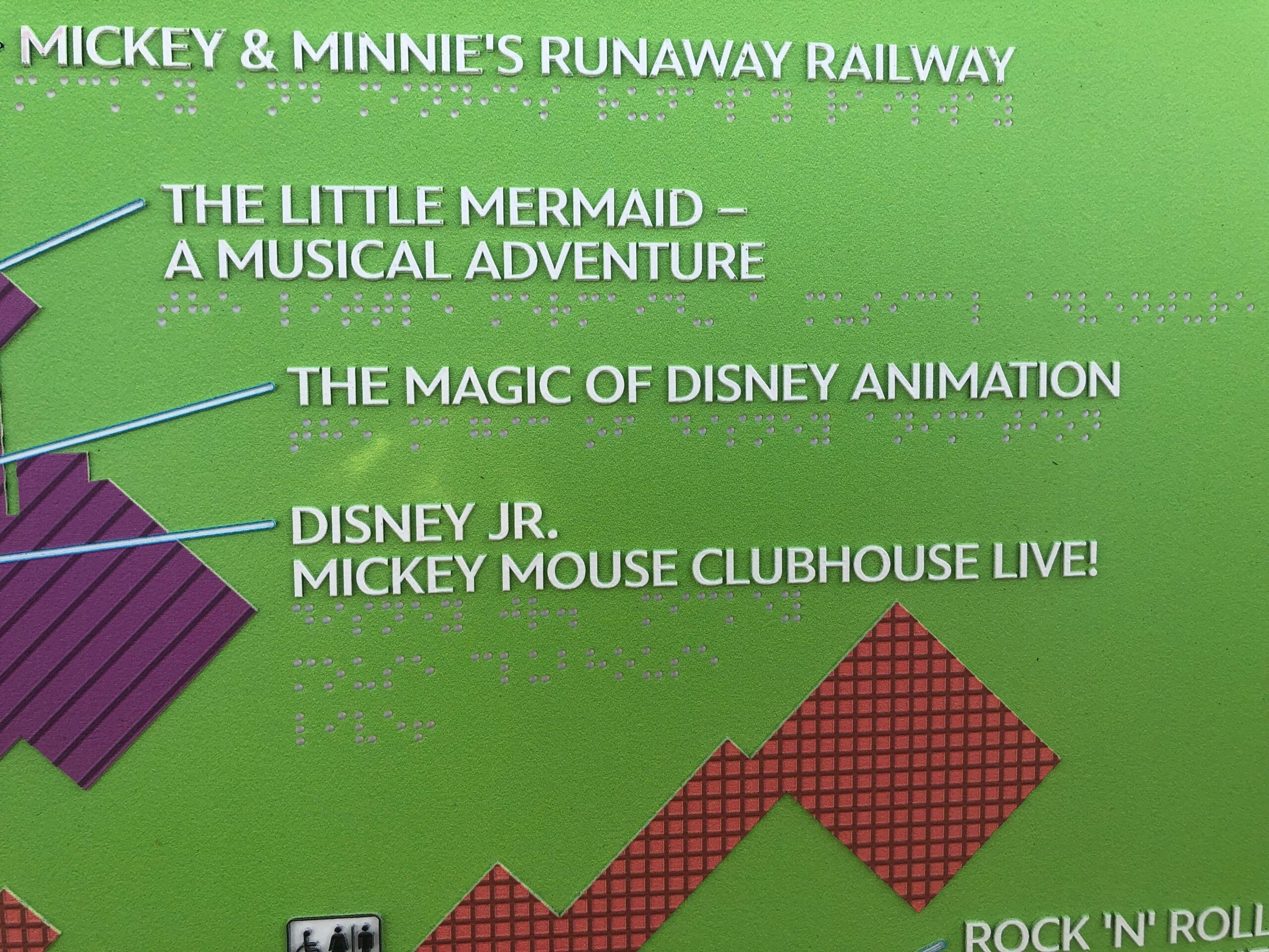 The labels for "Star Wars: Launch Bay" and "Disney Jr. Play & Dance!" have been replaced with labels for "The Magic of Disney Animation" and "Disney Jr. Mickey Mouse Clubhouse Live!"