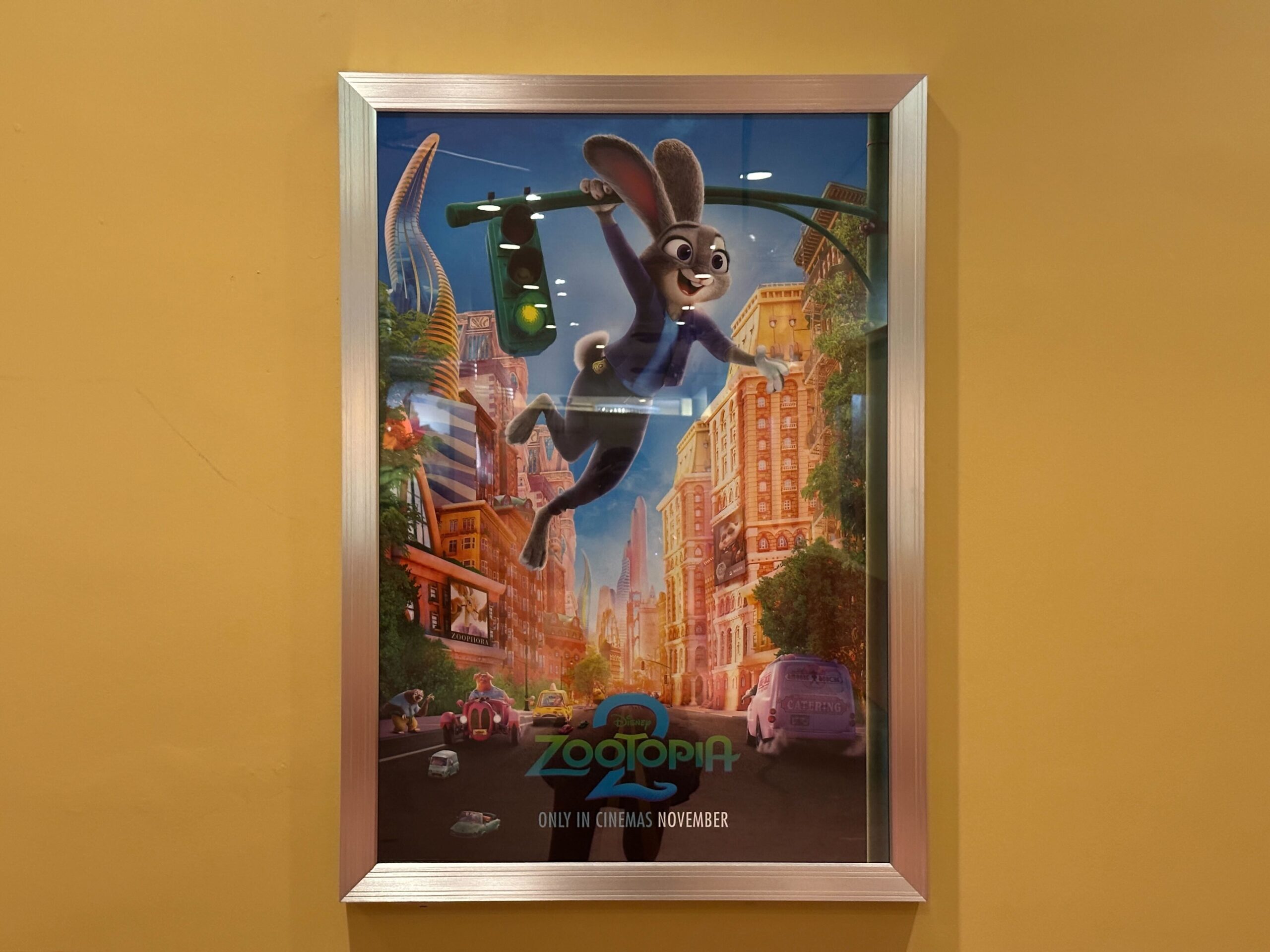 There is a heavy emphasis on Zootopia and Zootopia 2 at the moment with several movie posters in this area.