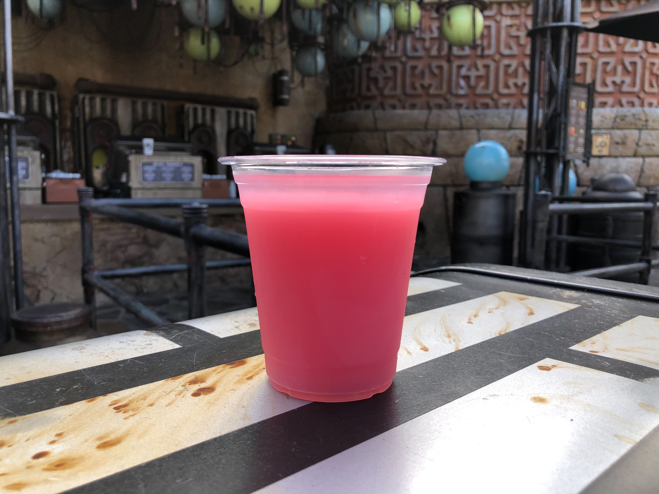Pink Milk with Rum at Star Wars: Galaxy's Edge